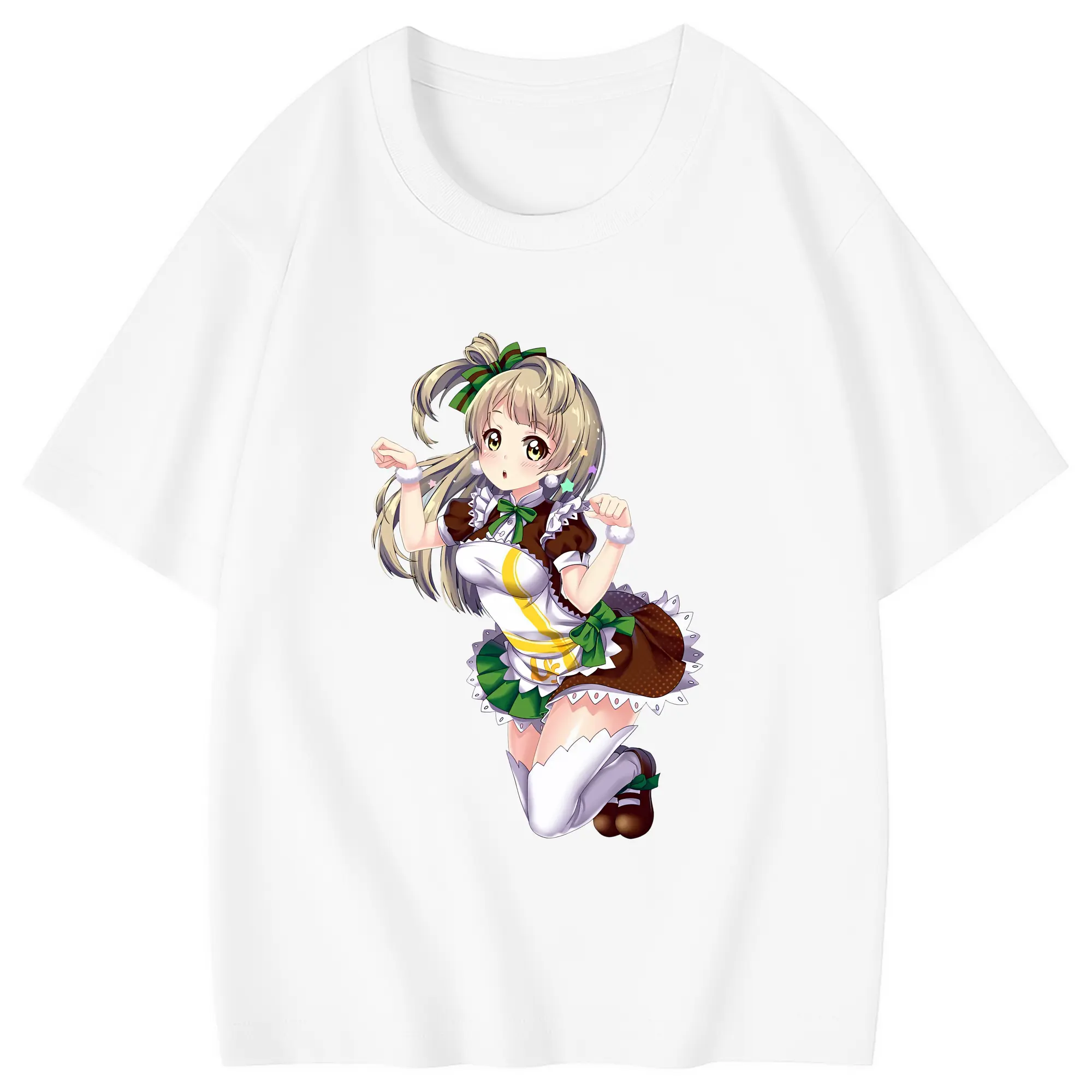 Love Live! グッズ,南ことり - 綿100％ キッズTシャツ ・ フロントプリント ・ 快適 通気性 ・ スポーツ カジュアル 散歩用