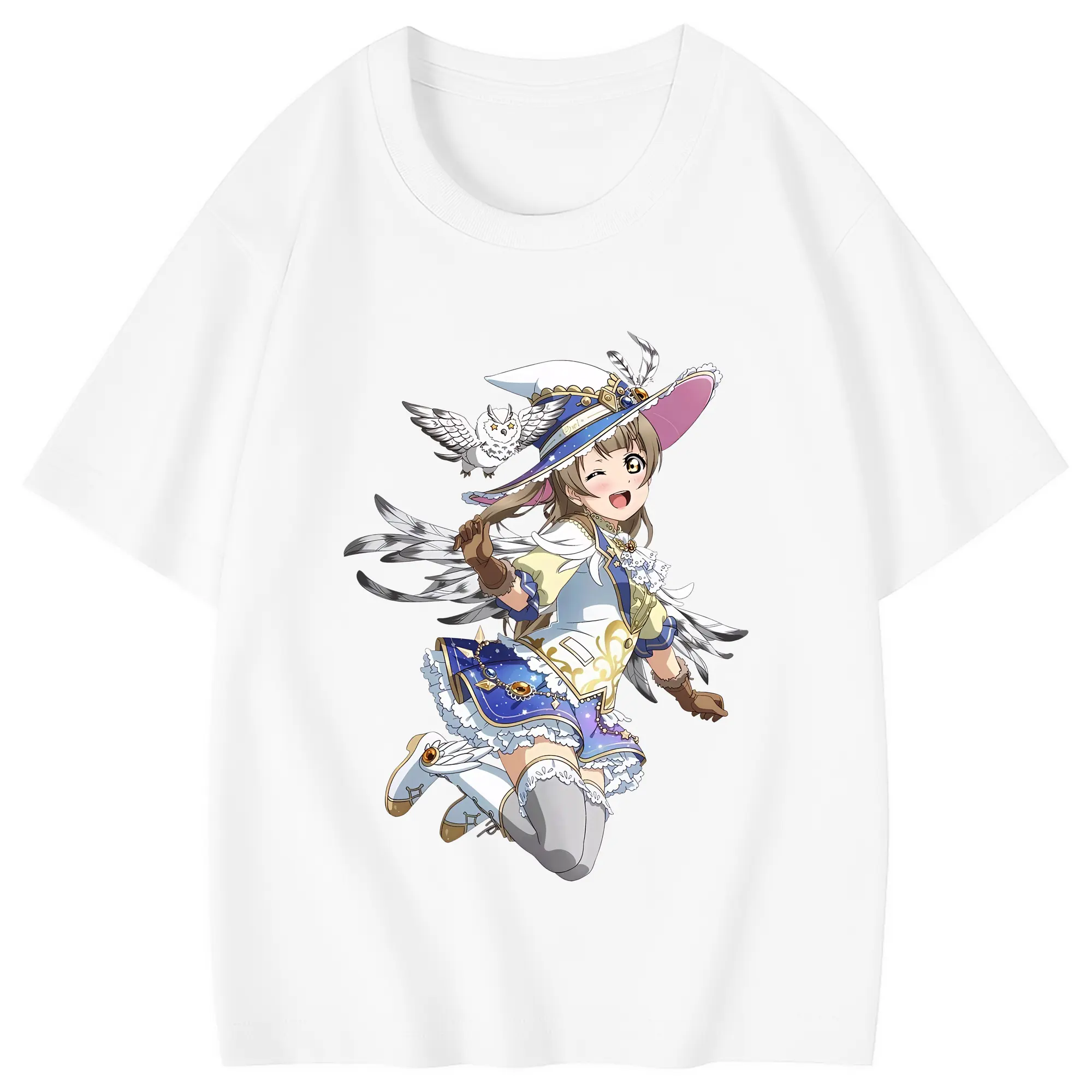 Love Live! グッズ,南ことり - 綿100％ キッズTシャツ ・ フロントプリント ・ 快適 通気性 ・ スポーツ カジュアル 散歩用