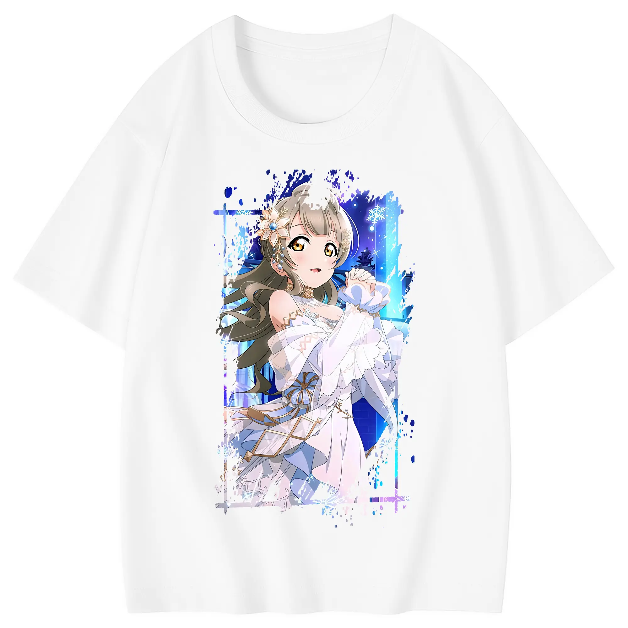 Love Live! グッズ,南ことり - 綿100％ キッズTシャツ ・ フロントプリント ・ 快適 通気性 ・ スポーツ カジュアル 散歩用