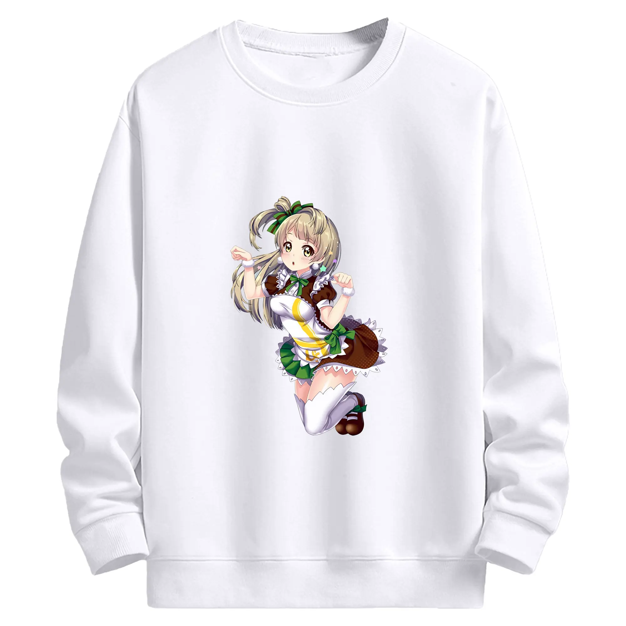Love Live! グッズ,南ことり - 高品質 クルーネック スウェット ・ コットン59％ ポリエステル41％ ・ ユニセックス 長袖 トレーナー ・ カジュアル デイリー スポーツ 散歩用
