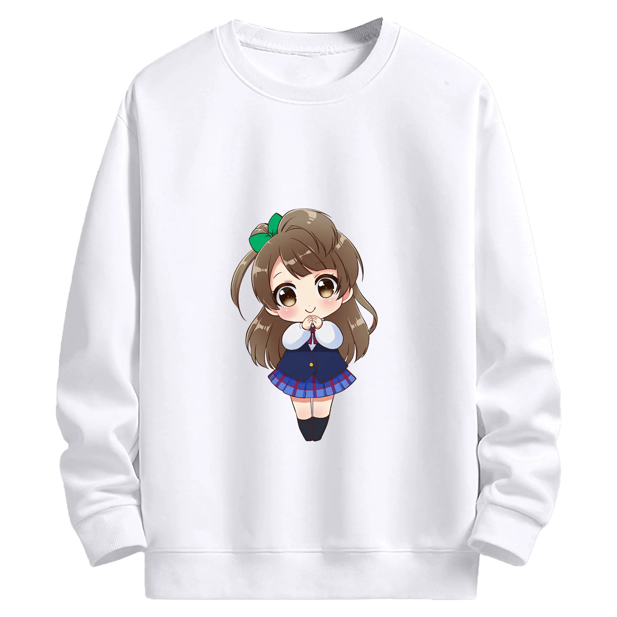 Love Live! グッズ,南ことり - 高品質 クルーネック スウェット ・ コットン59％ ポリエステル41％ ・ ユニセックス 長袖 トレーナー ・ カジュアル デイリー スポーツ 散歩用