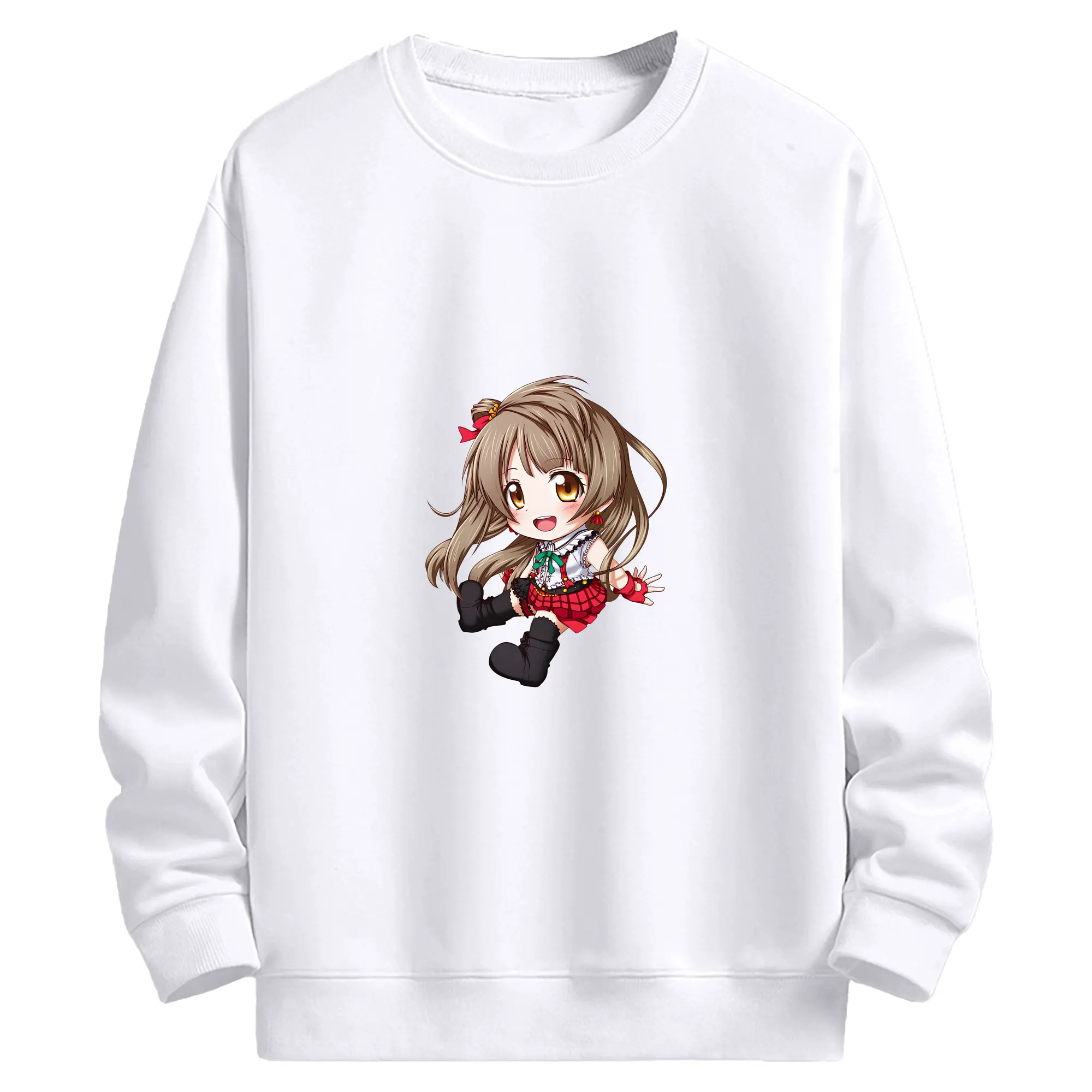 Love Live! グッズ,南ことり - 高品質 クルーネック スウェット ・ コットン59％ ポリエステル41％ ・ ユニセックス 長袖 トレーナー ・ カジュアル デイリー スポーツ 散歩用