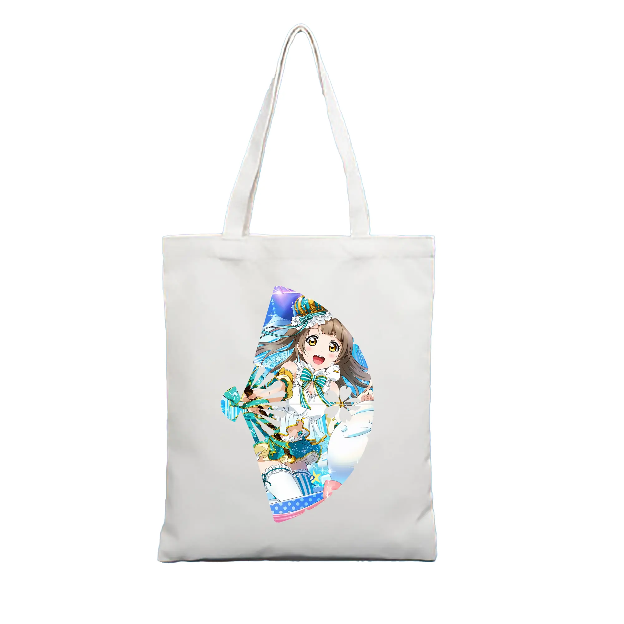 Love Live! グッズ,南ことり - 縦型キャンバス手提げバッグ（トートバッグ） ・ キャンバス素材 ・ ショッピング用 ・ 軽量 丈夫 お手入れ簡単