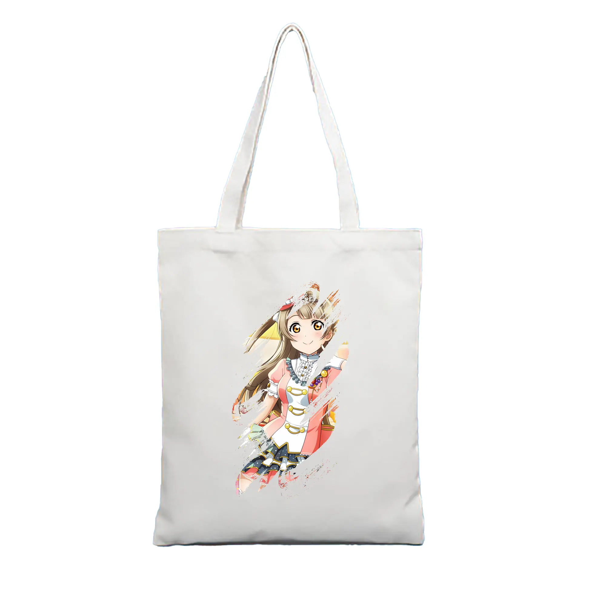 Love Live! グッズ,南ことり - 縦型キャンバス手提げバッグ（トートバッグ） ・ キャンバス素材 ・ ショッピング用 ・ 軽量 丈夫 お手入れ簡単