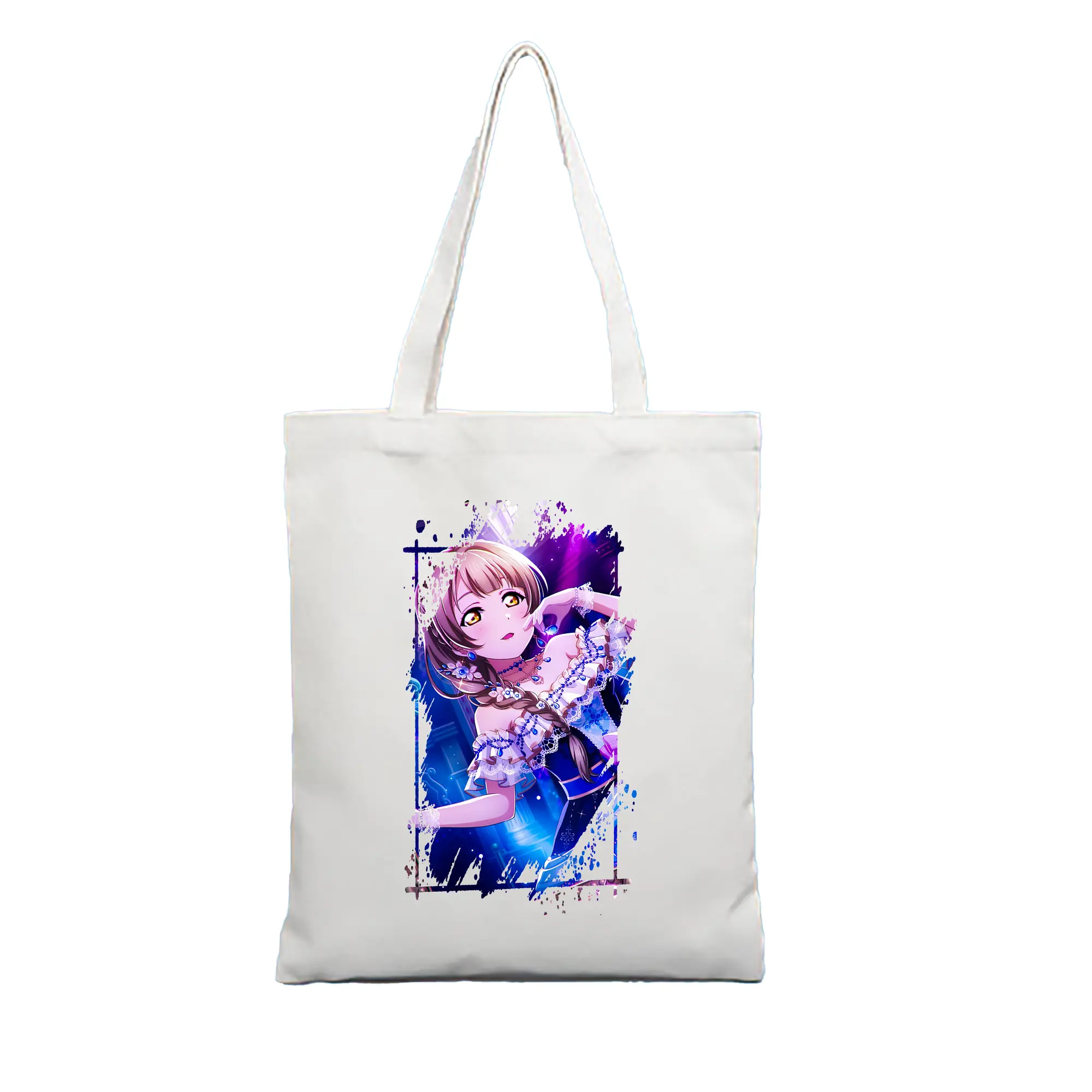 Love Live! グッズ,南ことり - 縦型キャンバス手提げバッグ（トートバッグ） ・ キャンバス素材 ・ ショッピング用 ・ 軽量 丈夫 お手入れ簡単