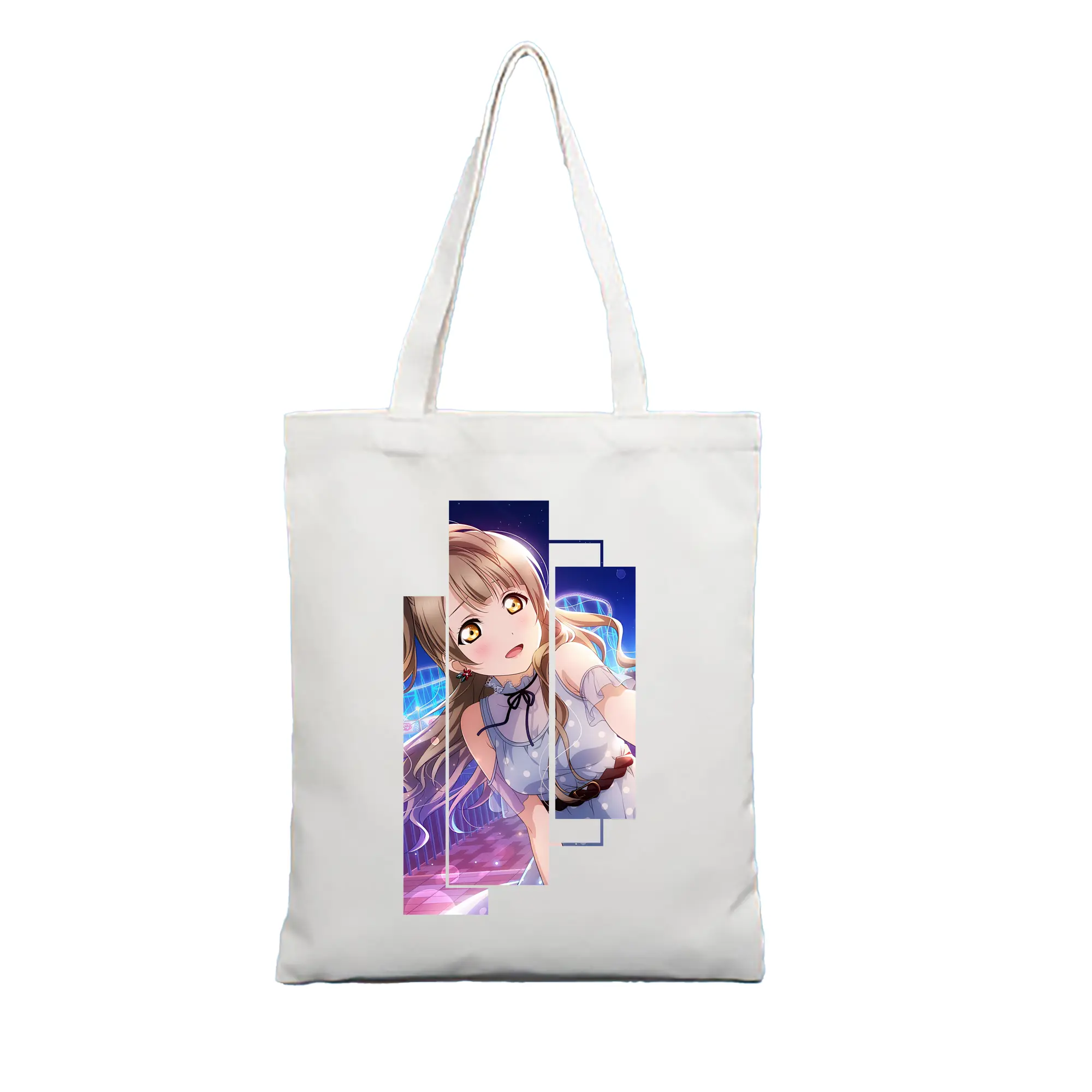 Love Live! グッズ,南ことり - 縦型キャンバス手提げバッグ（トートバッグ） ・ キャンバス素材 ・ ショッピング用 ・ 軽量 丈夫 お手入れ簡単