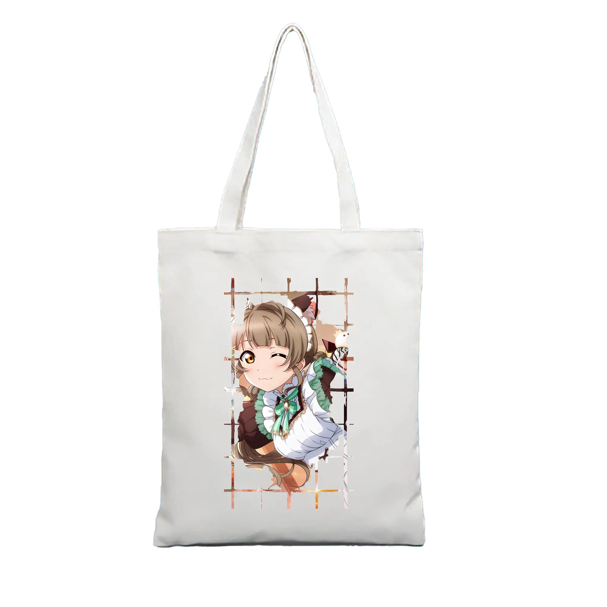 Love Live! グッズ,南ことり - 縦型キャンバス手提げバッグ（トートバッグ） ・ キャンバス素材 ・ ショッピング用 ・ 軽量 丈夫 お手入れ簡単