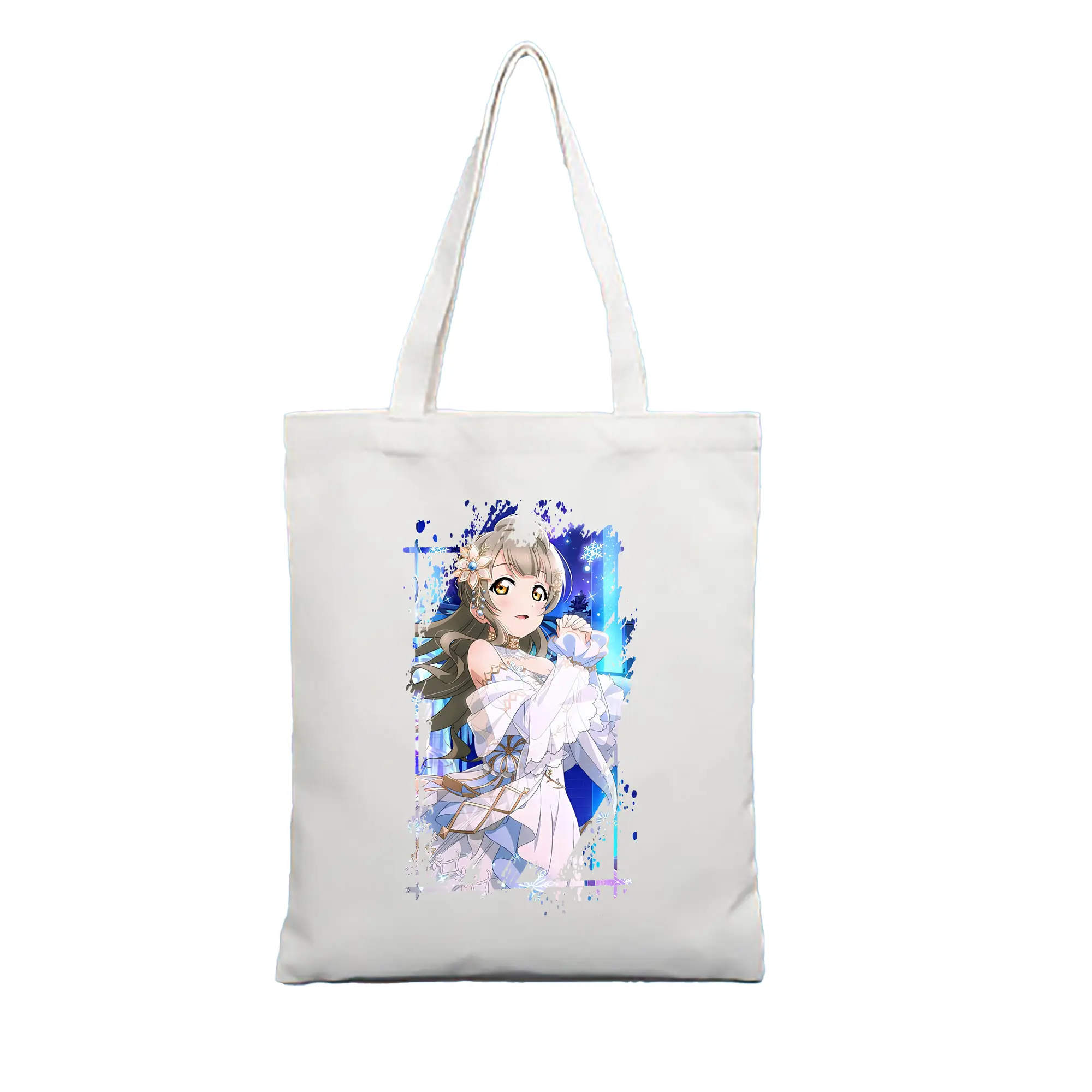 Love Live! グッズ,南ことり - 縦型キャンバス手提げバッグ（トートバッグ） ・ キャンバス素材 ・ ショッピング用 ・ 軽量 丈夫 お手入れ簡単