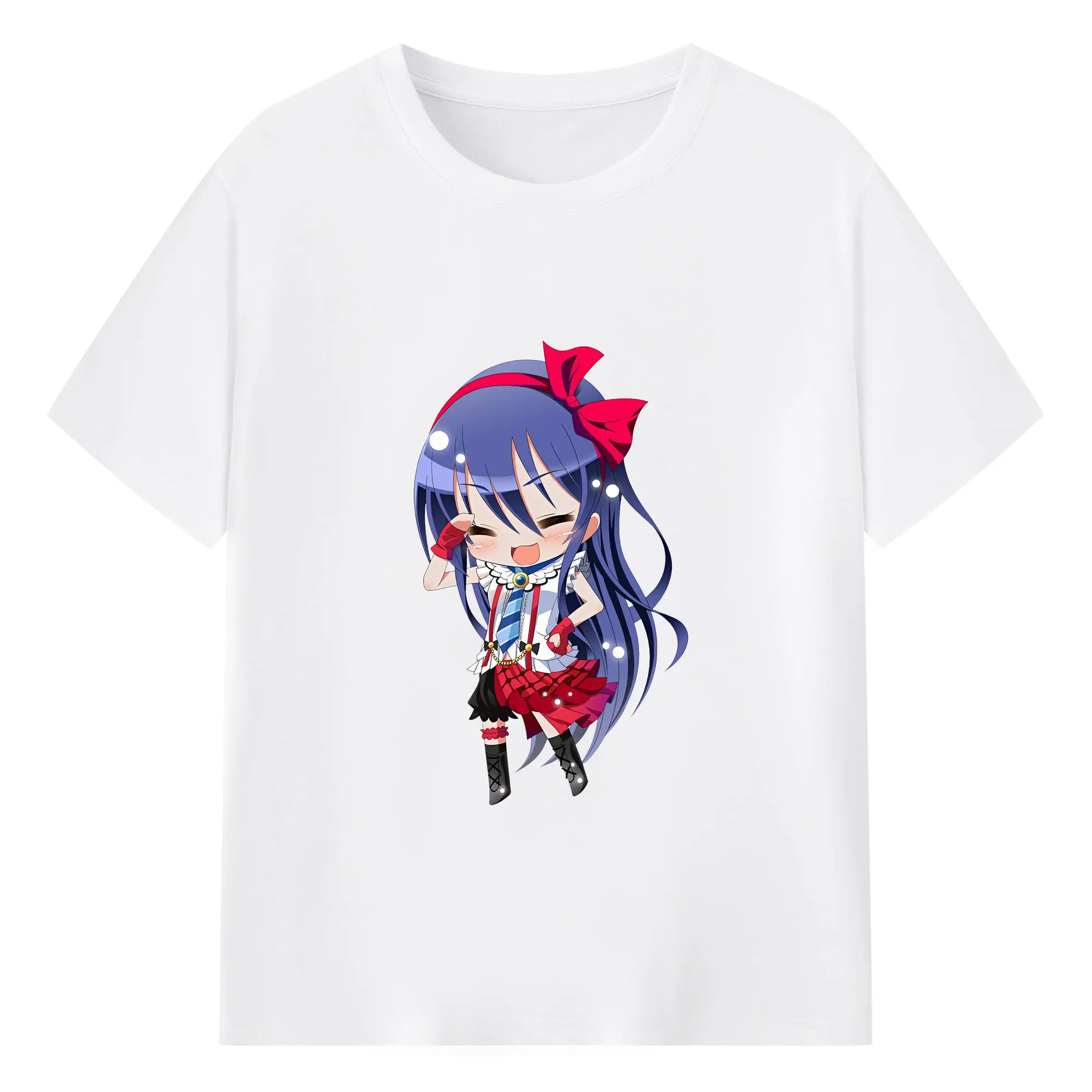 Love Live! グッズ,園田海未 - 綿100％ 半袖Tシャツ ・ フロントプリント ・ 快適 通気性 ・ 日常使い 散歩 スポーツ用