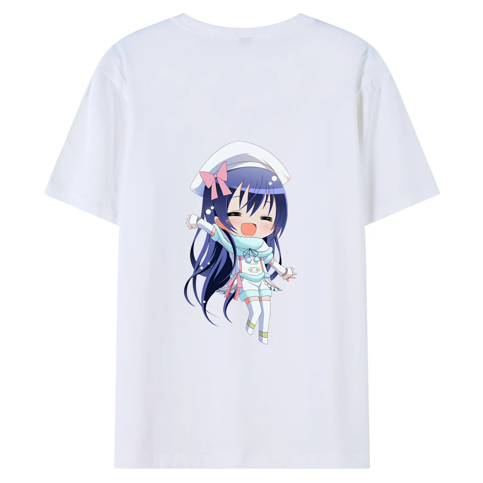Love Live! グッズ,園田海未 - 綿100％ 半袖Tシャツ ・ バックプリント ・ 快適 通気性 ・ 日常使い 散歩 スポーツ用