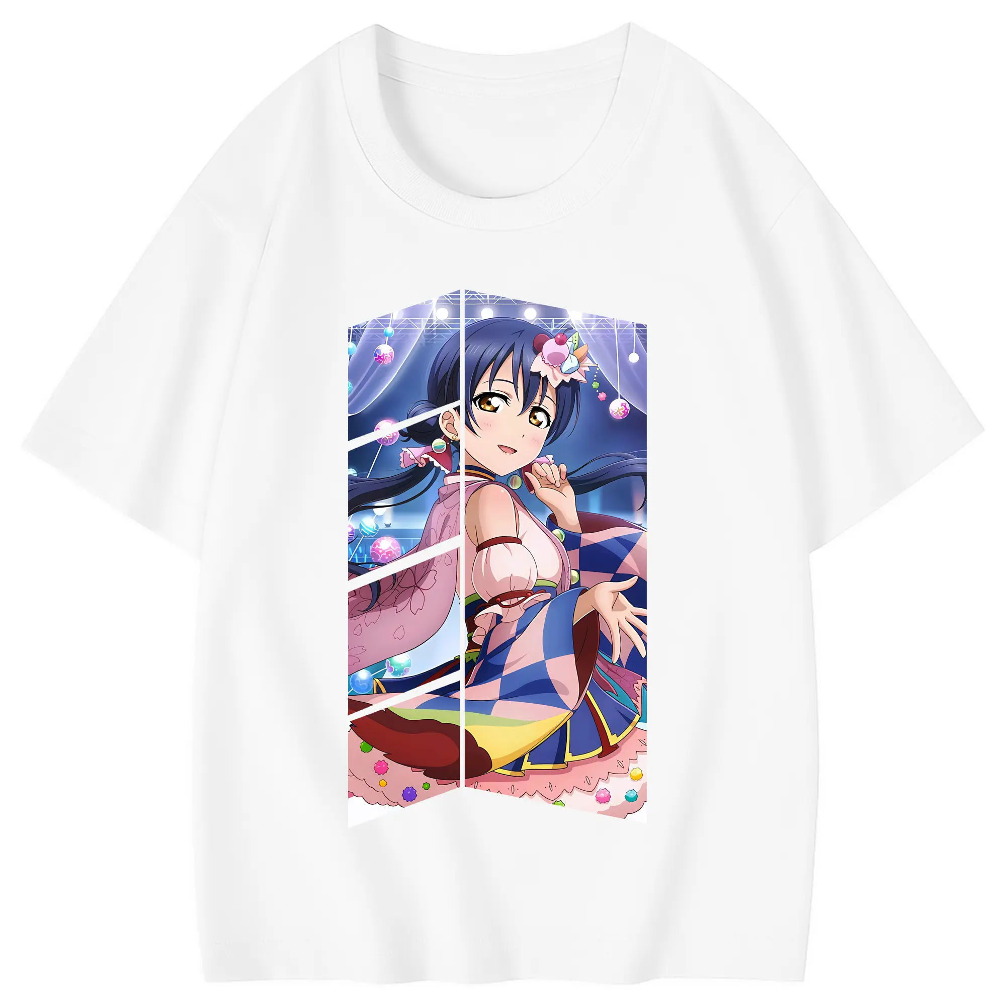 Love Live! グッズ,園田海未 - 綿100％ キッズTシャツ ・ フロントプリント ・ 快適 通気性 ・ スポーツ カジュアル 散歩用