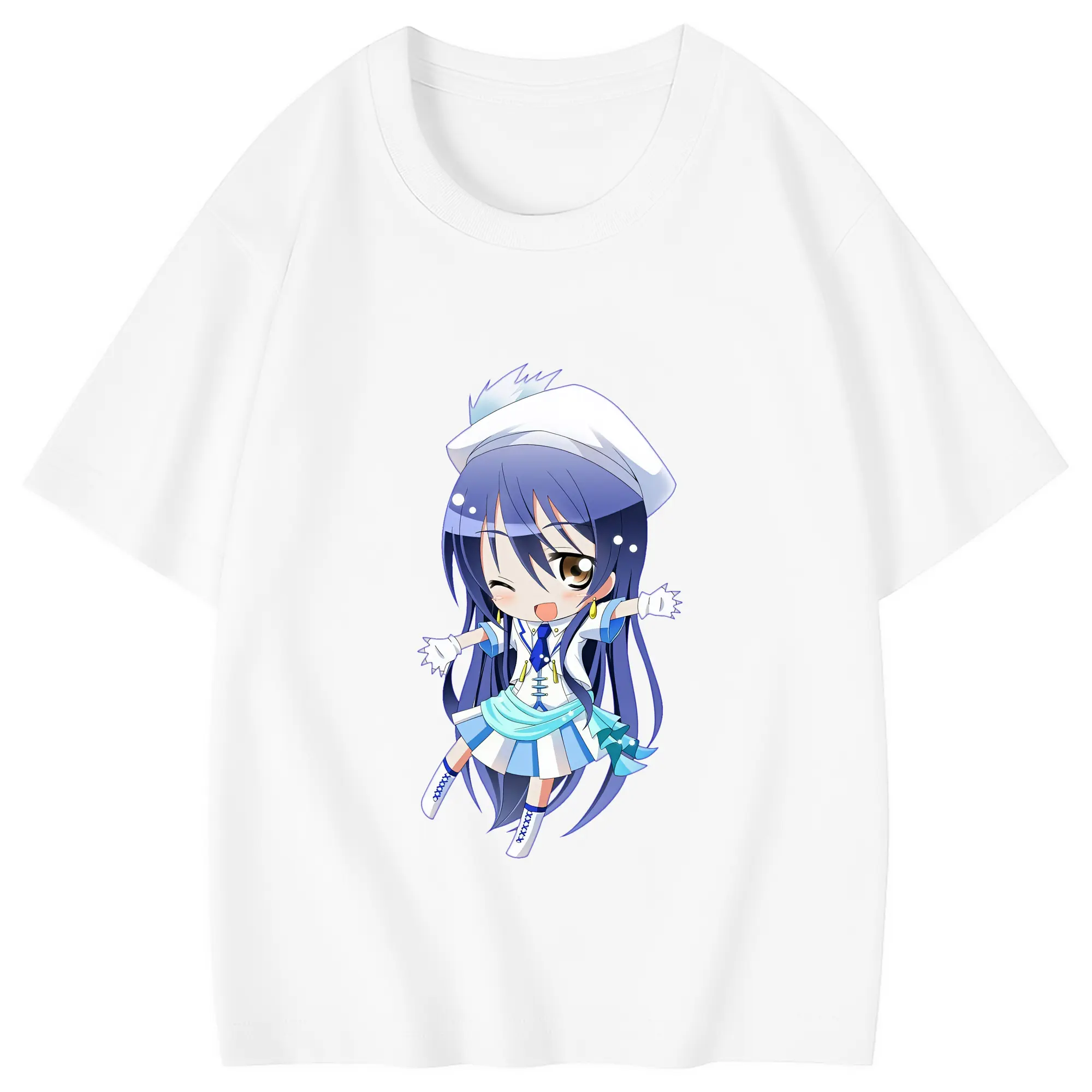 Love Live! グッズ,園田海未 - 綿100％ キッズTシャツ ・ フロントプリント ・ 快適 通気性 ・ スポーツ カジュアル 散歩用