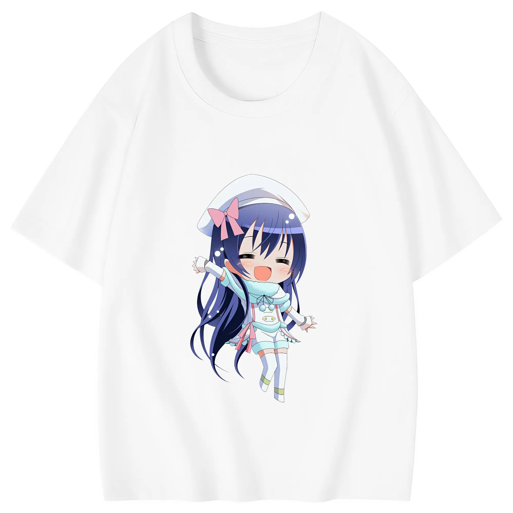 Love Live! グッズ,園田海未 - 綿100％ キッズTシャツ ・ フロントプリント ・ 快適 通気性 ・ スポーツ カジュアル 散歩用