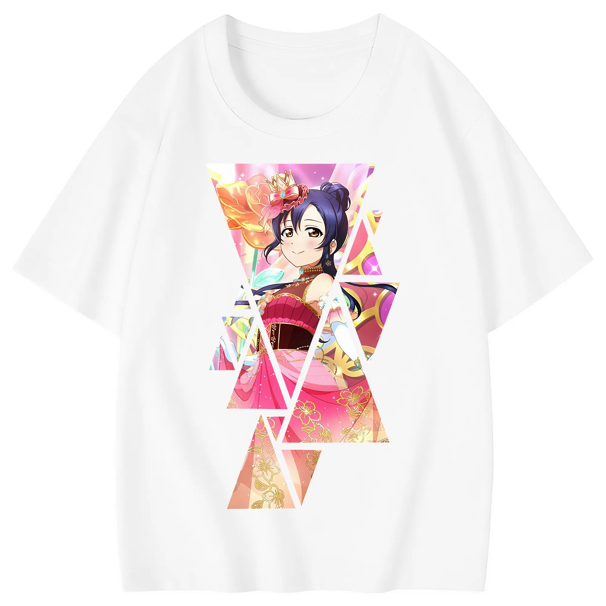 Love Live! グッズ,園田海未 - 綿100％ キッズTシャツ ・ フロントプリント ・ 快適 通気性 ・ スポーツ カジュアル 散歩用