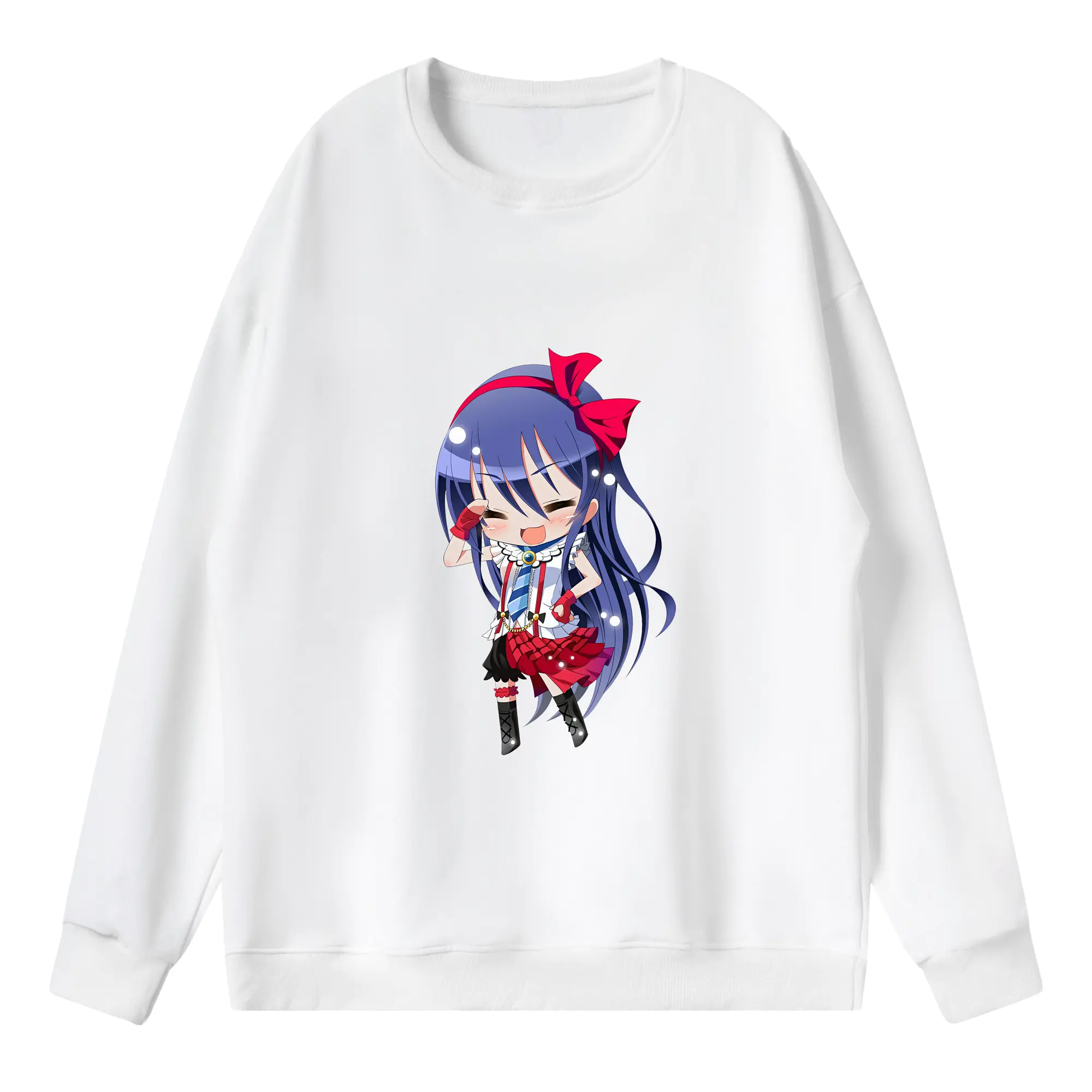 Love Live! グッズ,園田海未 - 薄手 クルーネック スウェット 裏毛260g · ポリエステル 春秋向け カジュアル 男女兼用 · トレーナー デイリー スポーツ 散歩に最適