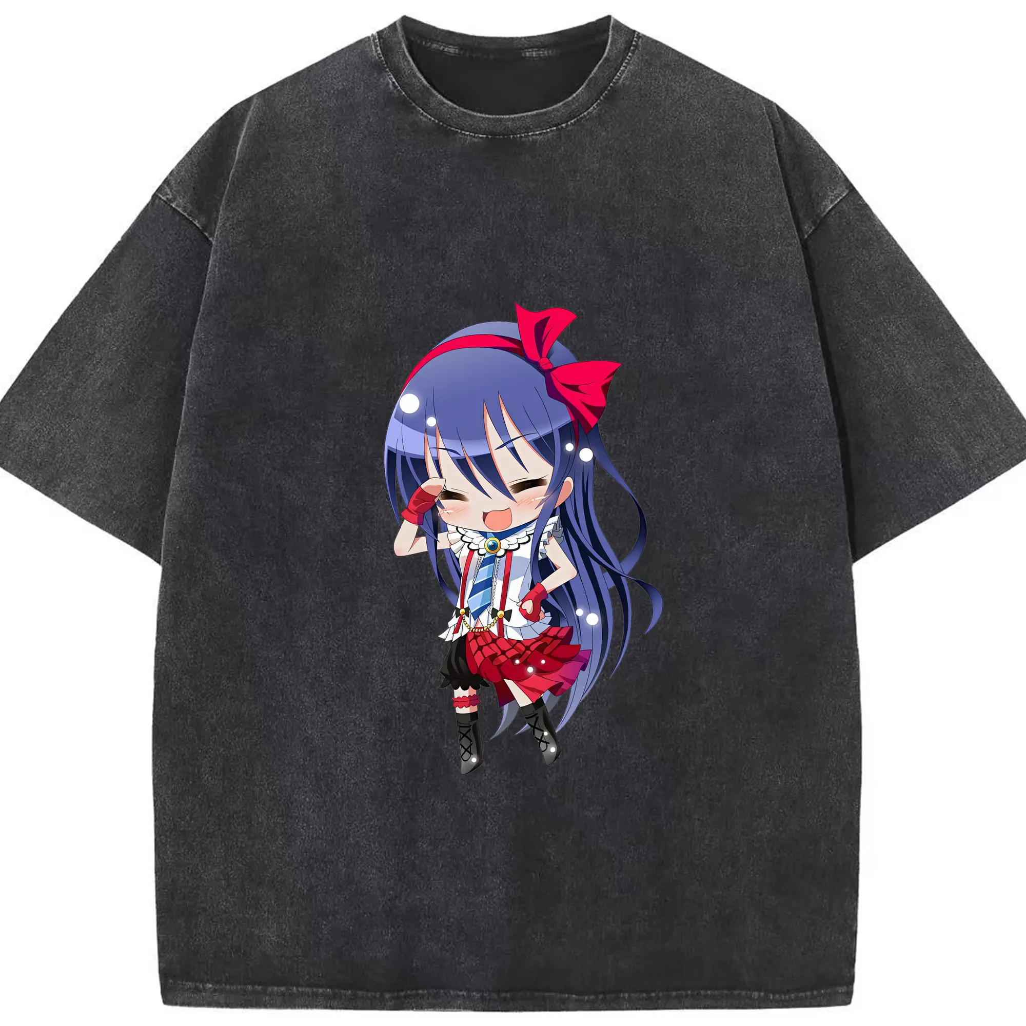 Love Live! グッズ,園田海未 - 綿100％ ヴィンテージ風 半袖Tシャツ ・ フロントプリント ・ 柔らか肌触り ・ 通気性 快適 ・ スポーツ カジュアル 外出用