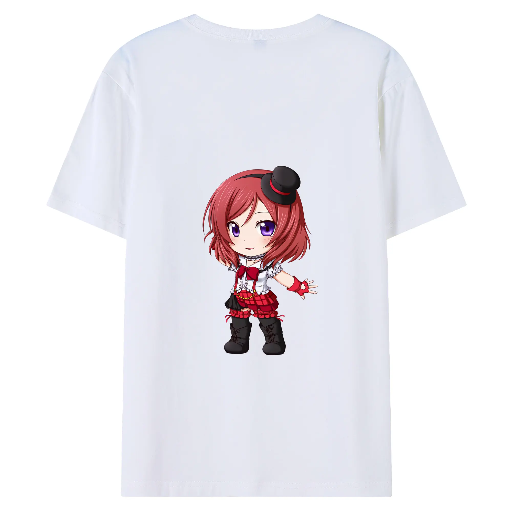 Love Live! グッズ,西木野真姫 - 綿100％ 半袖Tシャツ ・ バックプリント ・ 快適 通気性 ・ 日常使い 散歩 スポーツ用
