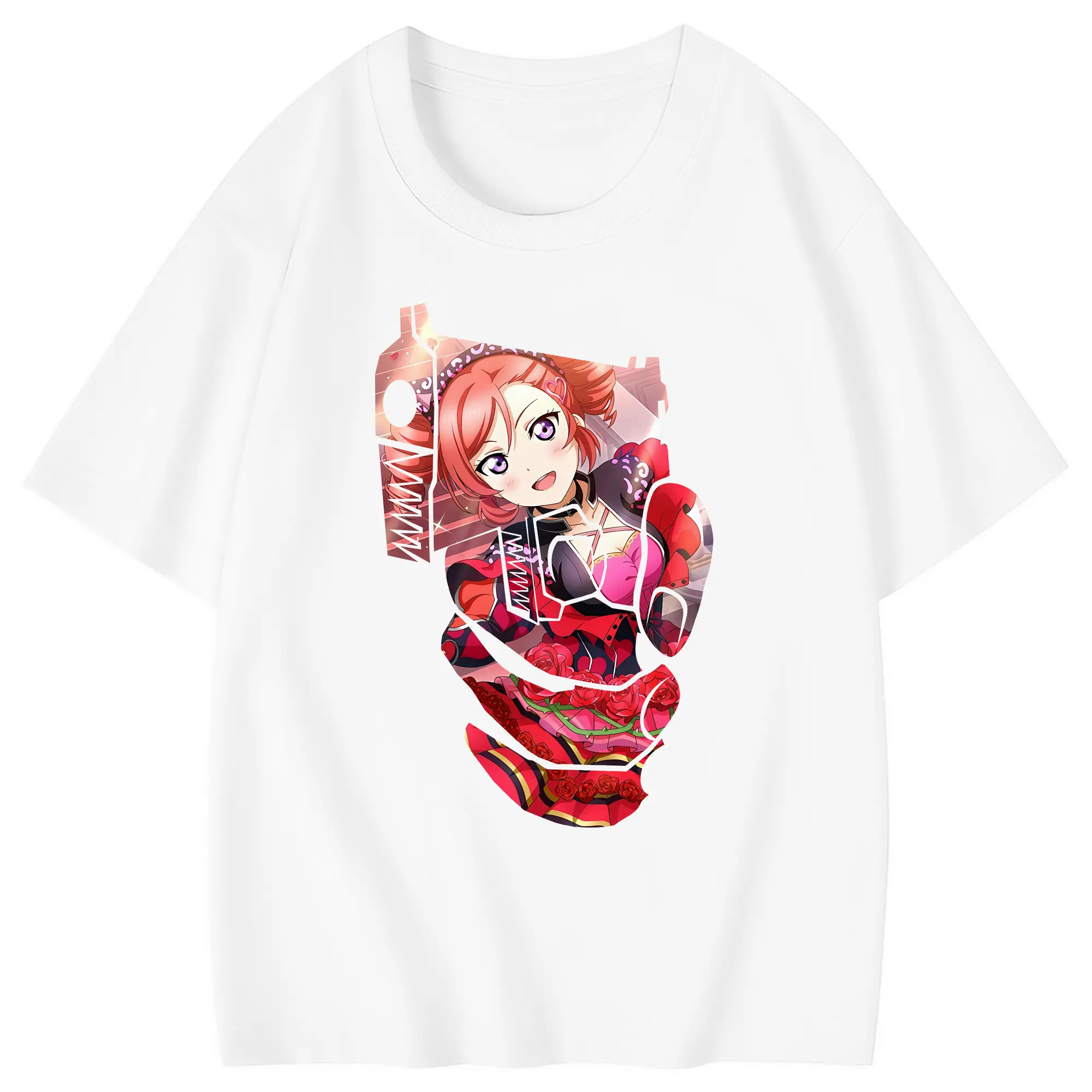 Love Live! グッズ,西木野真姫 - 綿100％ キッズTシャツ ・ フロントプリント ・ 快適 通気性 ・ スポーツ カジュアル 散歩用