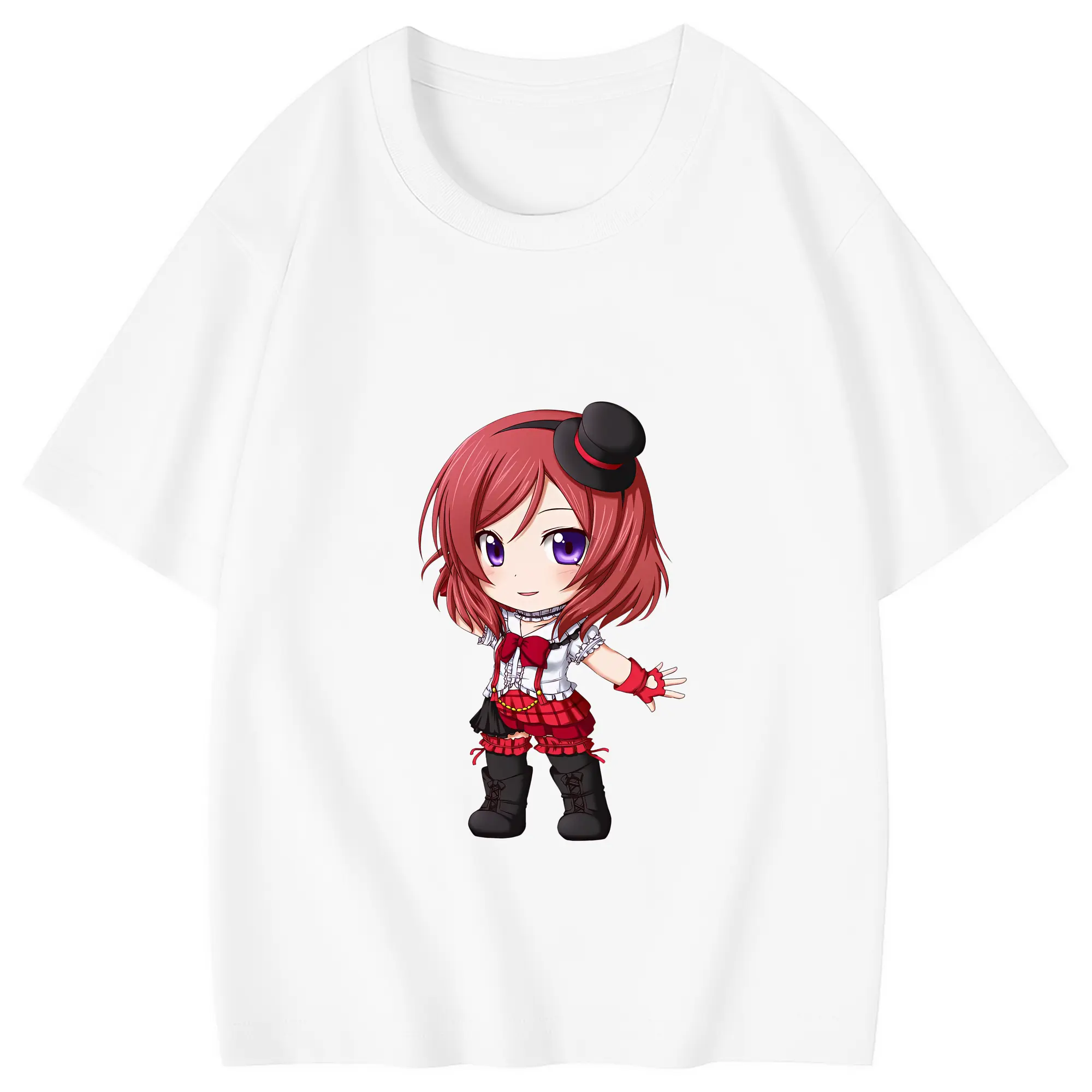 Love Live! グッズ,西木野真姫 - 綿100％ キッズTシャツ ・ フロントプリント ・ 快適 通気性 ・ スポーツ カジュアル 散歩用