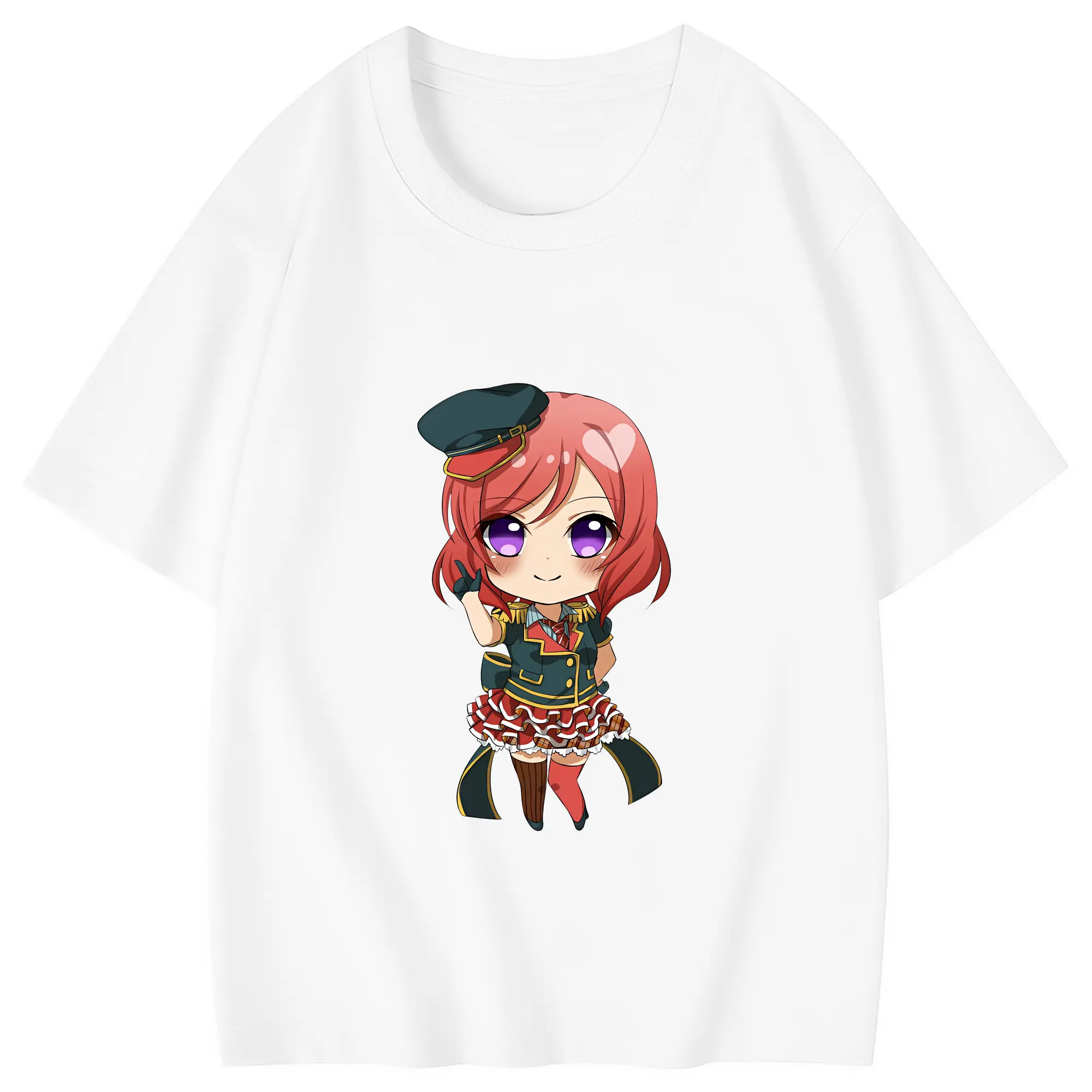 Love Live! グッズ,西木野真姫 - 綿100％ キッズTシャツ ・ フロントプリント ・ 快適 通気性 ・ スポーツ カジュアル 散歩用