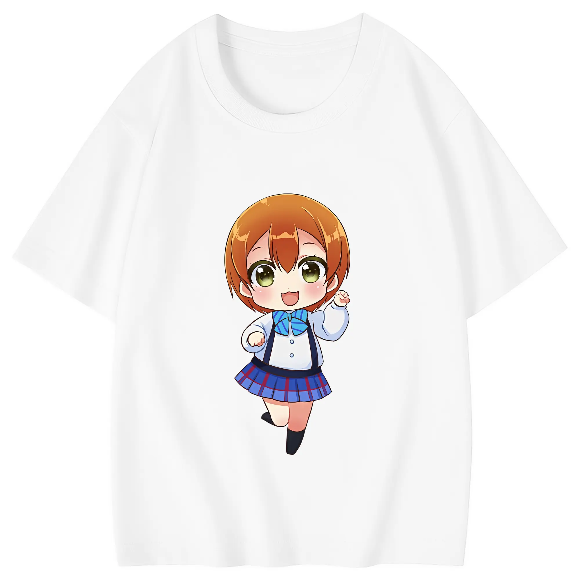 Love Live! グッズ,星空凛 - 綿100％ キッズTシャツ ・ フロントプリント ・ 快適 通気性 ・ スポーツ カジュアル 散歩用