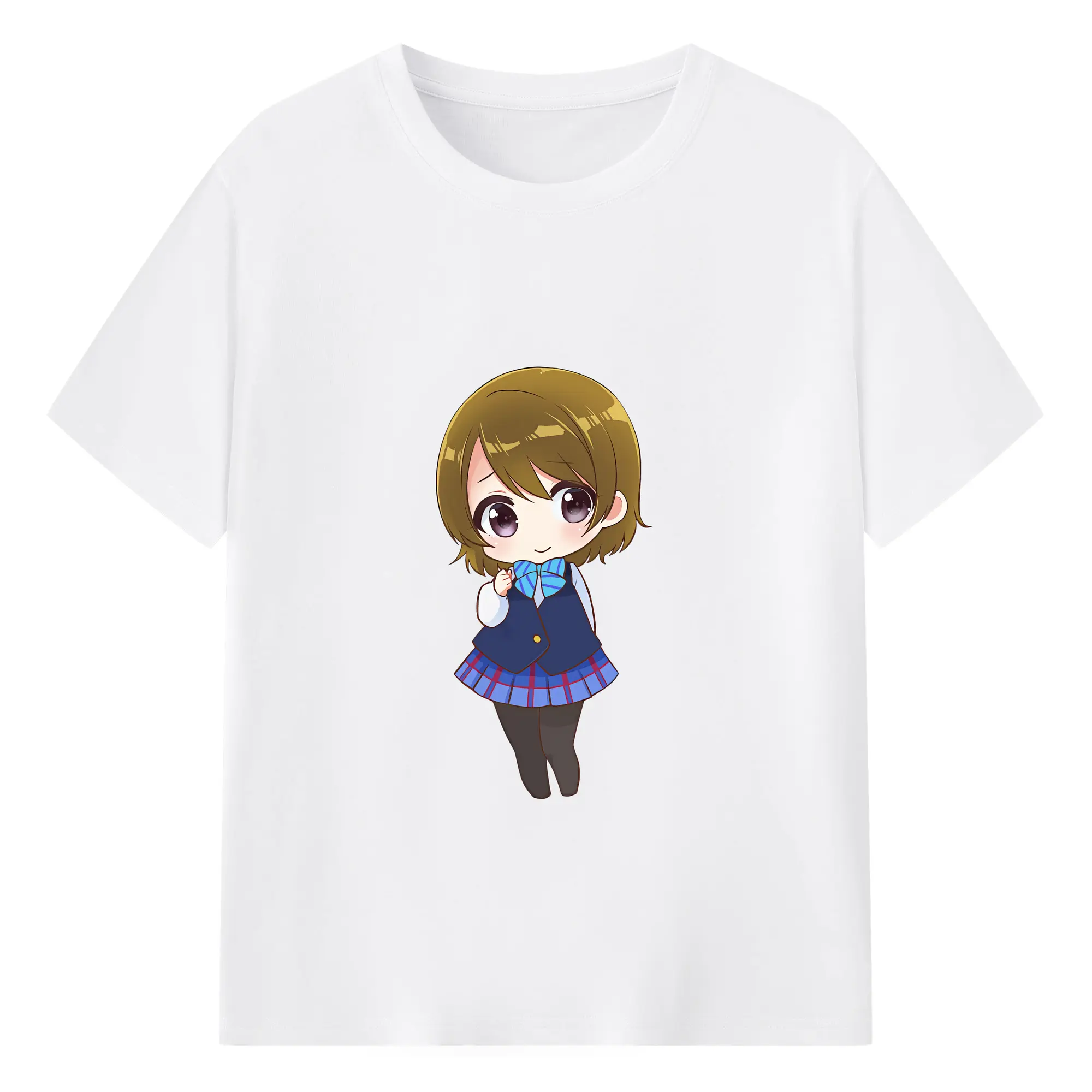 Love Live! グッズ,小泉花陽 - 綿100％ 半袖Tシャツ ・ フロントプリント ・ 快適 通気性 ・ 日常使い 散歩 スポーツ用