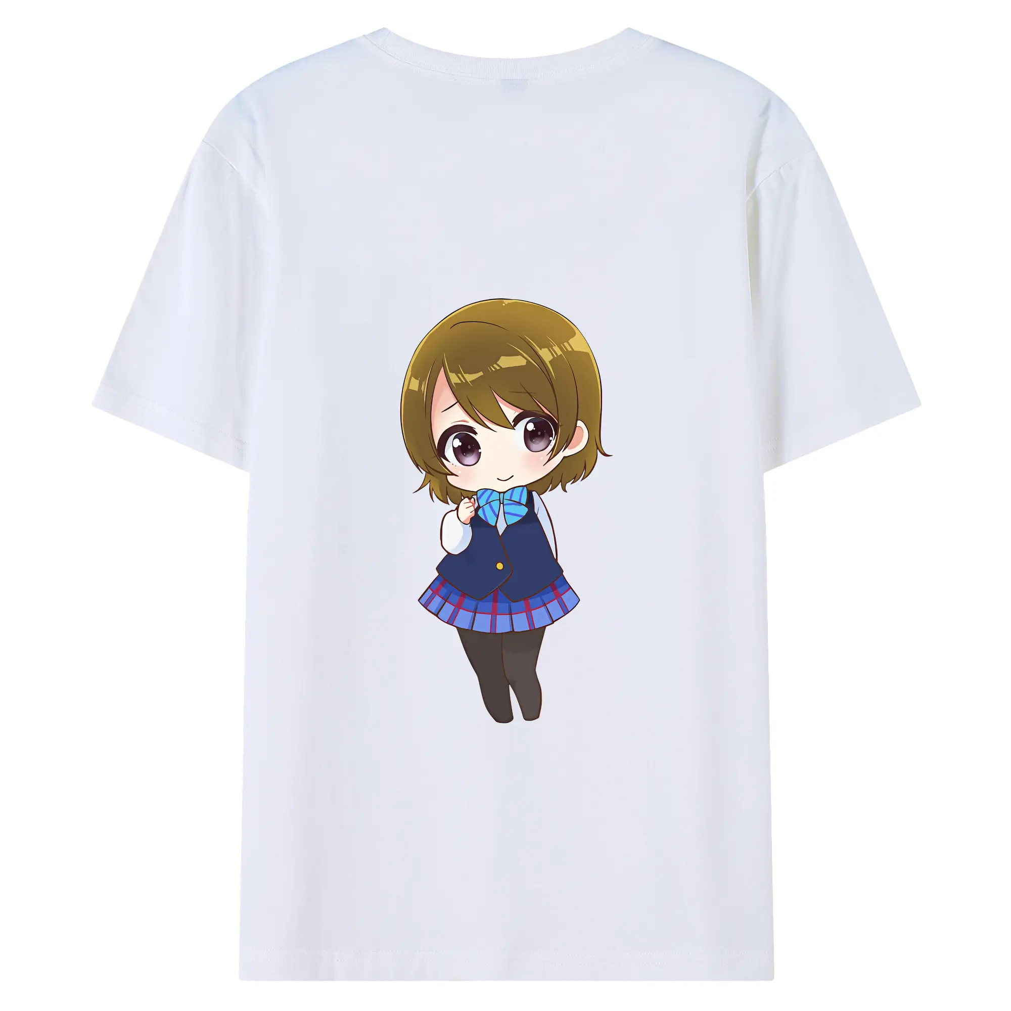 Love Live! グッズ,小泉花陽 - 綿100％ 半袖Tシャツ ・ バックプリント ・ 快適 通気性 ・ 日常使い 散歩 スポーツ用