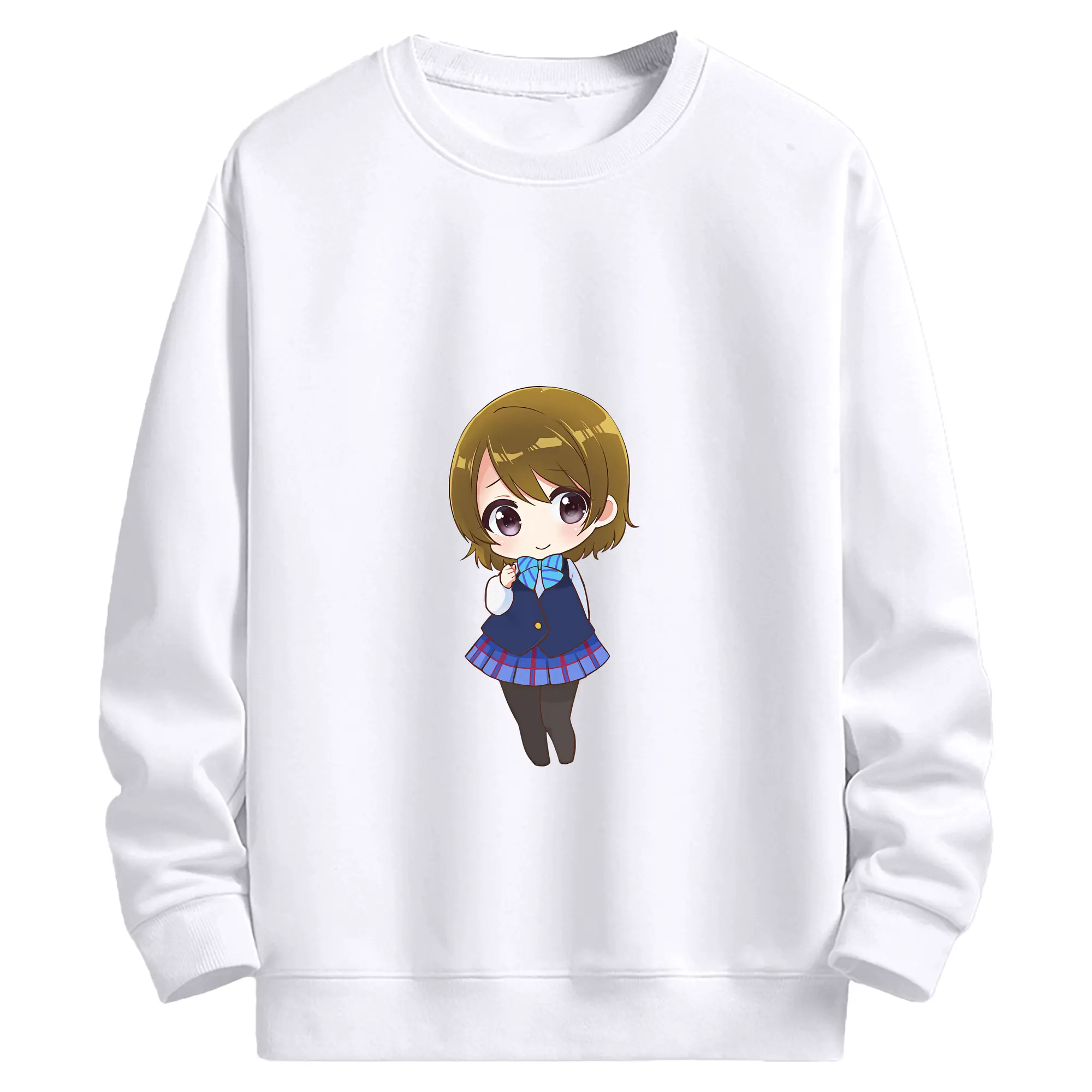 Love Live! グッズ,小泉花陽 - 高品質 クルーネック スウェット ・ コットン59％ ポリエステル41％ ・ ユニセックス 長袖 トレーナー ・ カジュアル デイリー スポーツ 散歩用