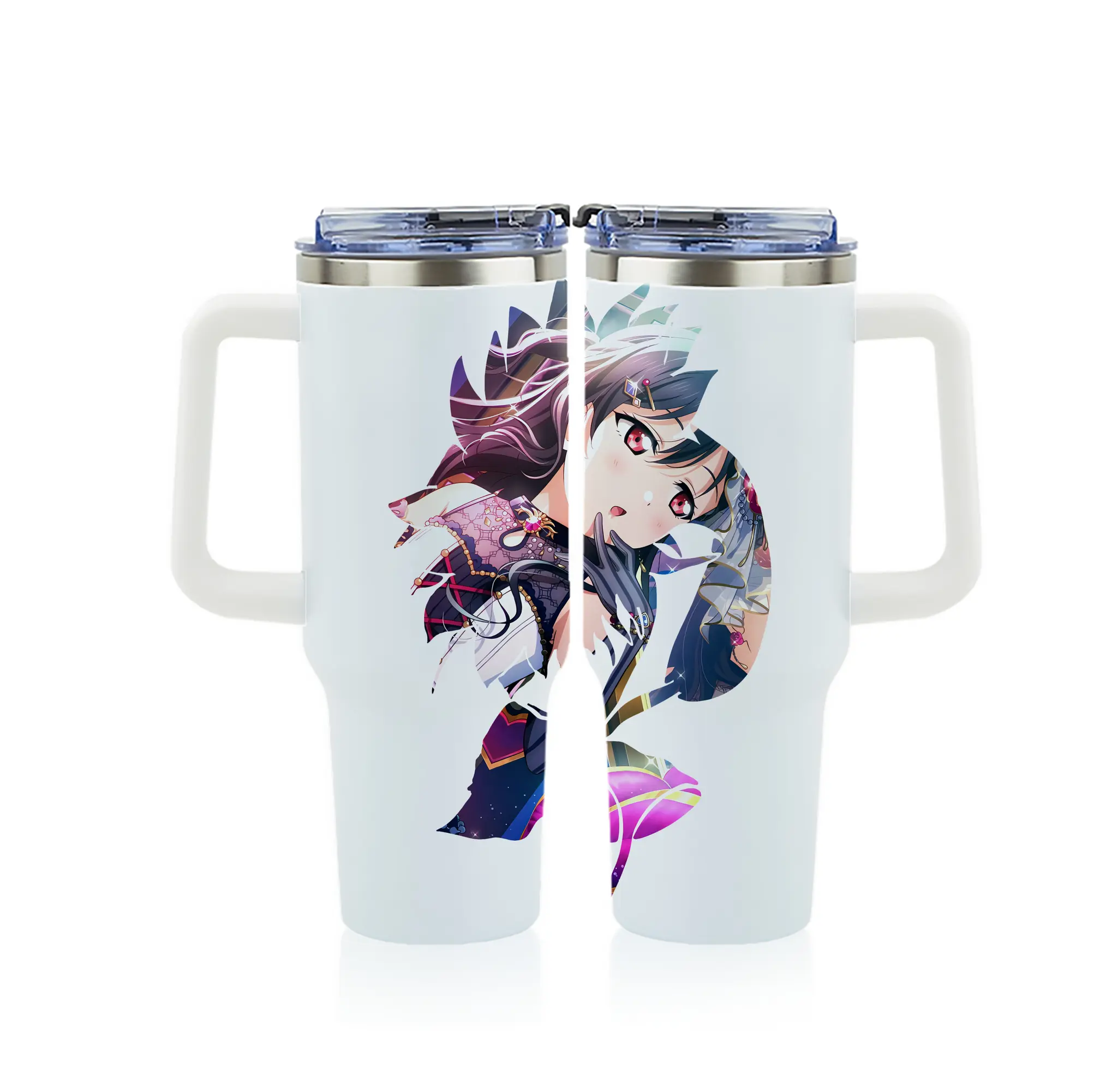 Love Live! グッズ,矢澤にこ - 1200mL フルプリント車用タンブラー ・ 304ステンレス 内側 ・ 201ステンレス 外側 ・ 保温 保冷 ・ 通勤 ドライブ アウトドア用