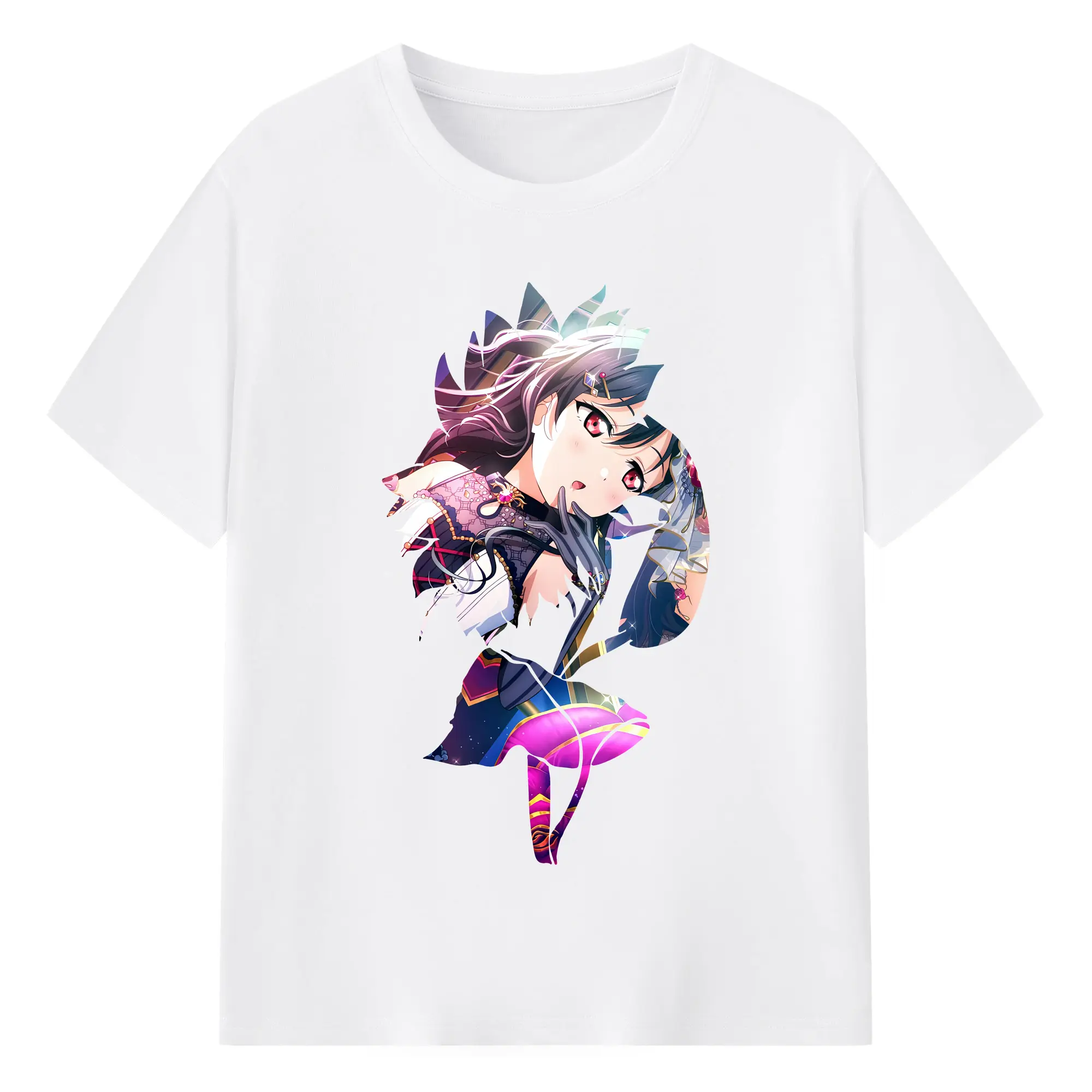 Love Live! グッズ,矢澤にこ - 綿100％ 半袖Tシャツ ・ フロントプリント ・ 快適 通気性 ・ 日常使い 散歩 スポーツ用