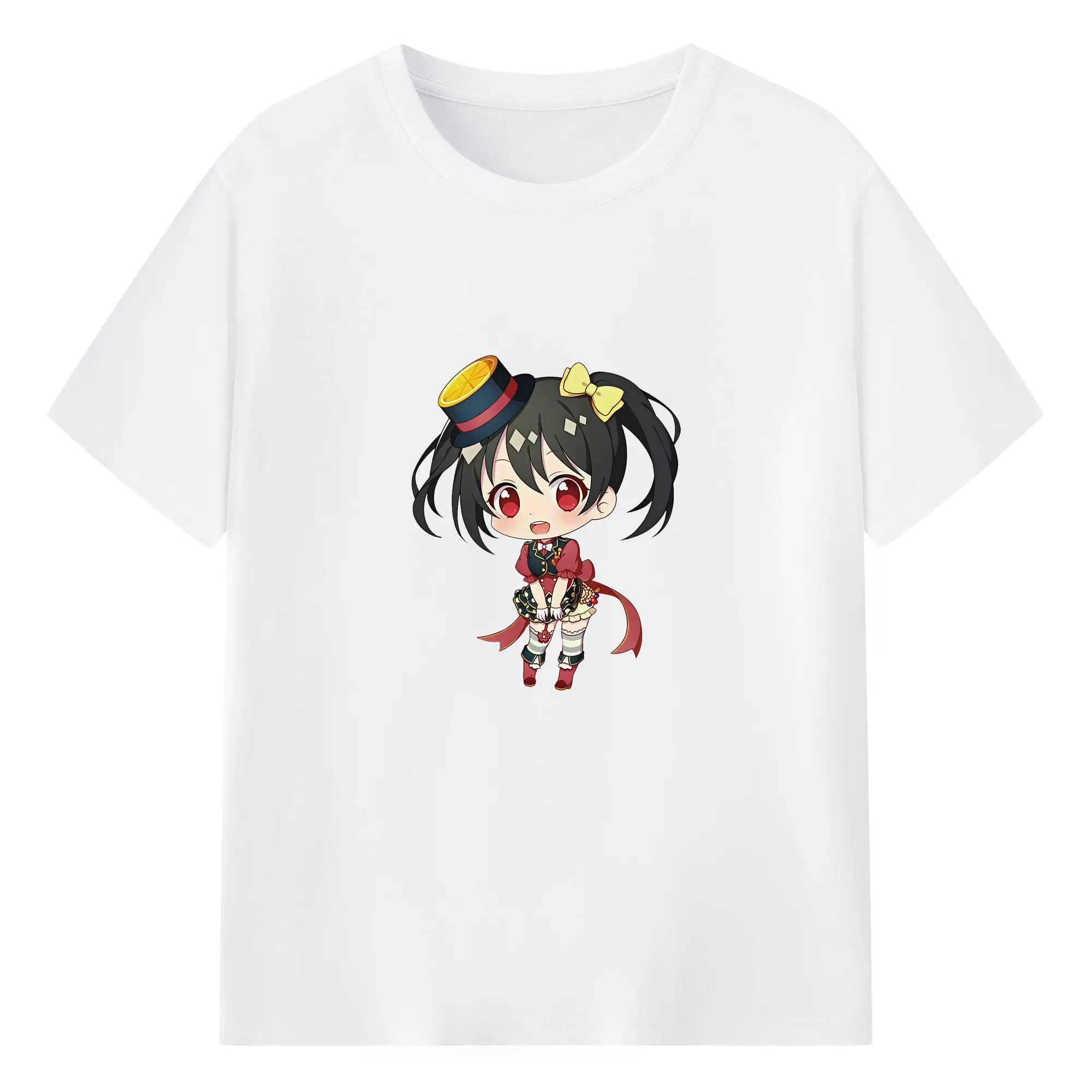 Love Live! グッズ,矢澤にこ - 綿100％ 半袖Tシャツ ・ フロントプリント ・ 快適 通気性 ・ 日常使い 散歩 スポーツ用