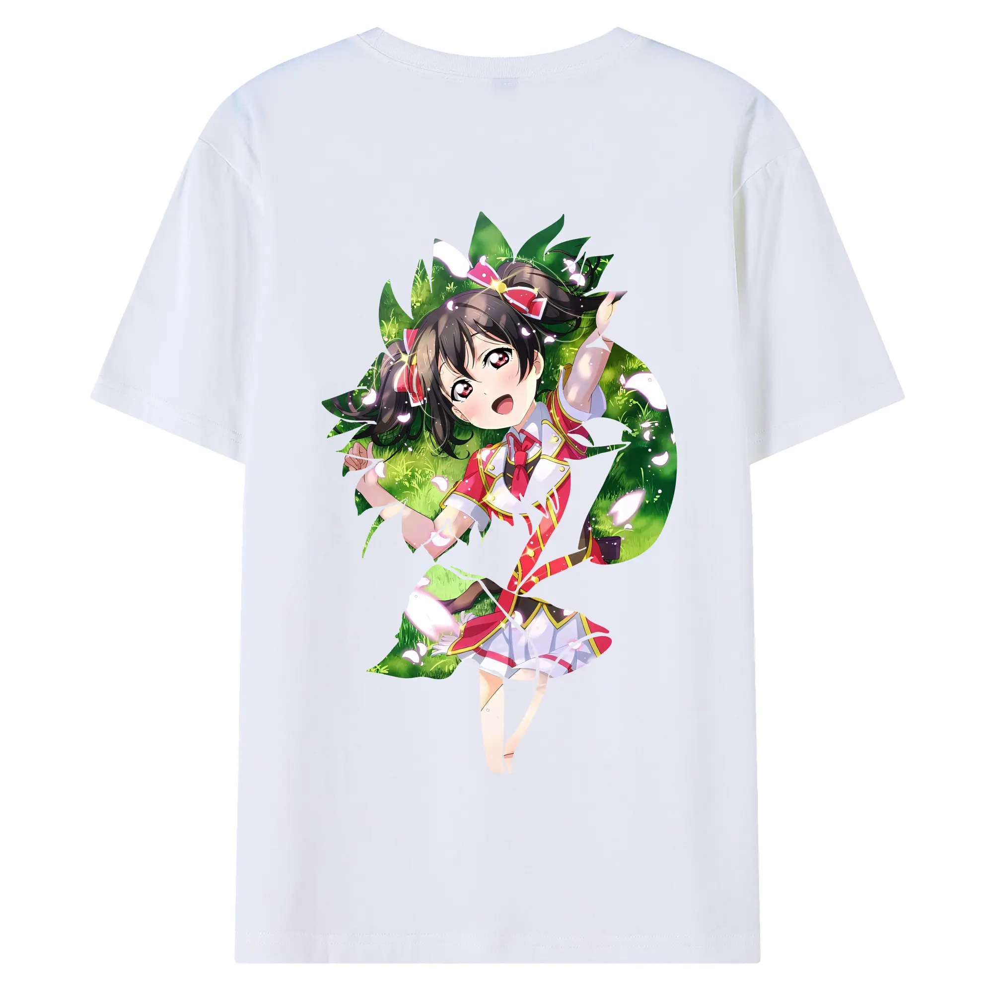 Love Live! グッズ,矢澤にこ - 綿100％ 半袖Tシャツ ・ バックプリント ・ 快適 通気性 ・ 日常使い 散歩 スポーツ用