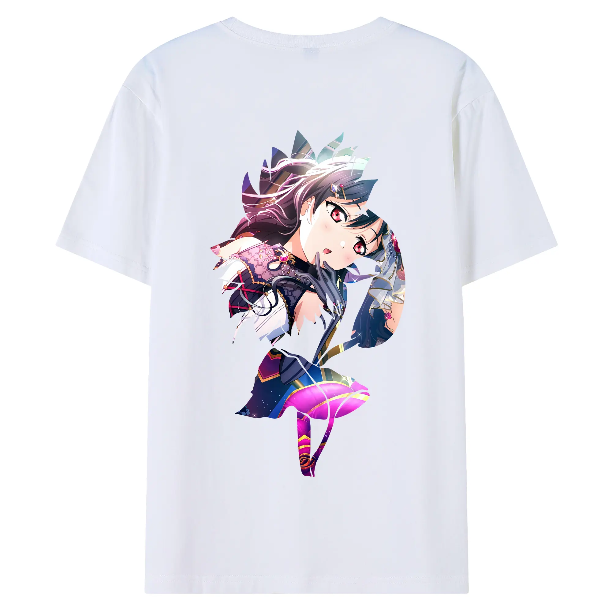 Love Live! グッズ,矢澤にこ - 綿100％ 半袖Tシャツ ・ バックプリント ・ 快適 通気性 ・ 日常使い 散歩 スポーツ用