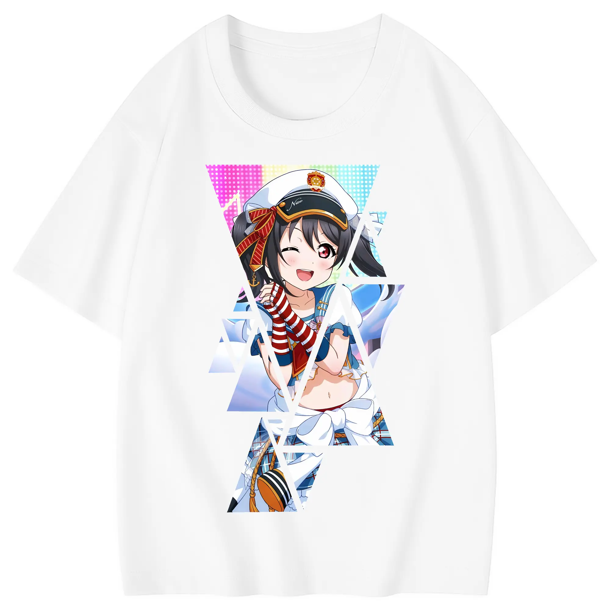 Love Live! グッズ,矢澤にこ - 綿100％ キッズTシャツ ・ フロントプリント ・ 快適 通気性 ・ スポーツ カジュアル 散歩用