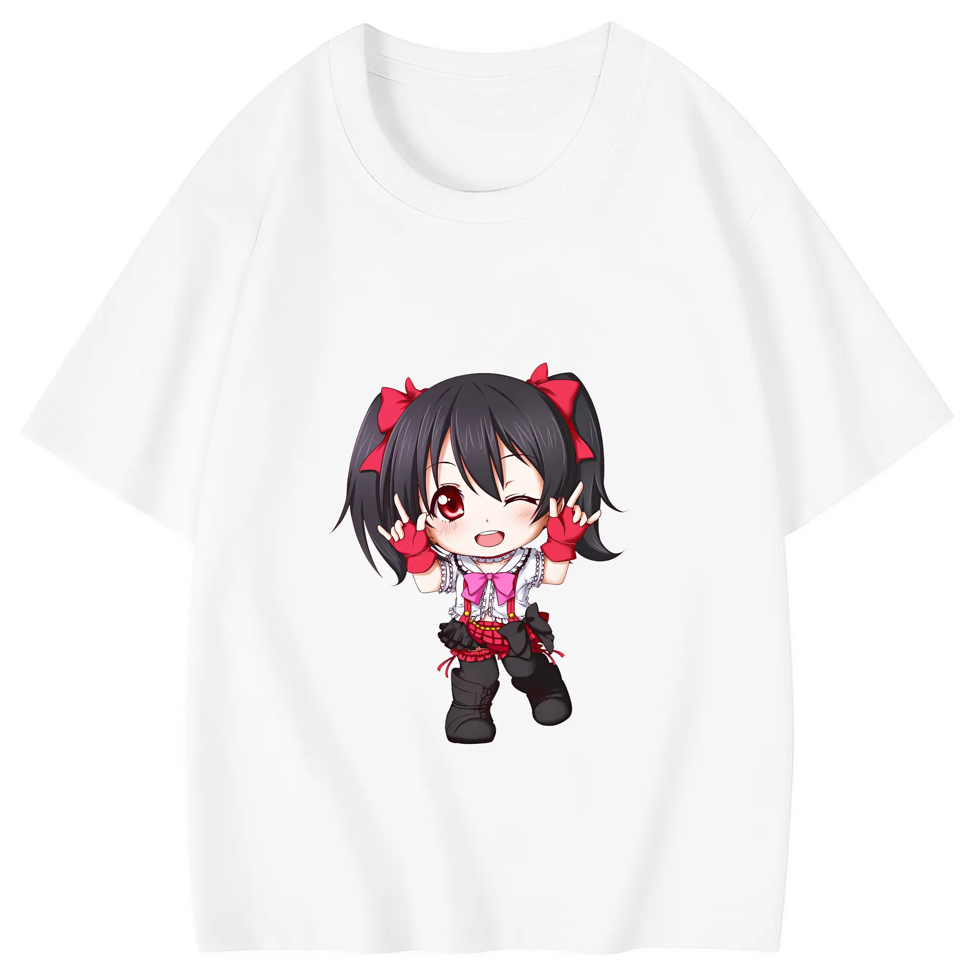 Love Live! グッズ,矢澤にこ - 綿100％ キッズTシャツ ・ フロントプリント ・ 快適 通気性 ・ スポーツ カジュアル 散歩用