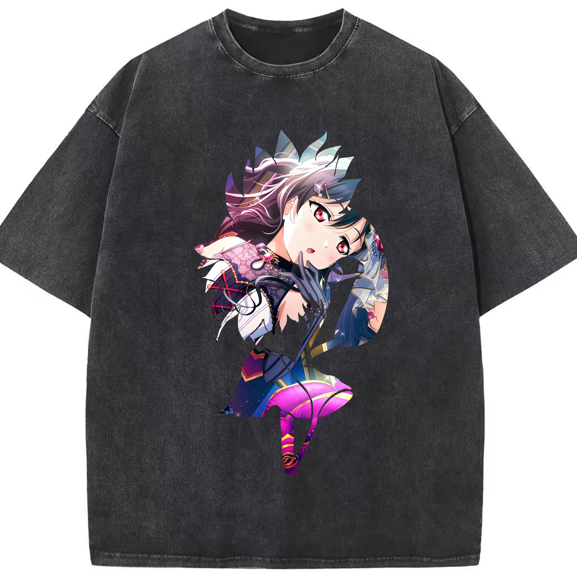 Love Live! グッズ,矢澤にこ - 綿100％ ヴィンテージ風 半袖Tシャツ ・ フロントプリント ・ 柔らか肌触り ・ 通気性 快適 ・ スポーツ カジュアル 外出用