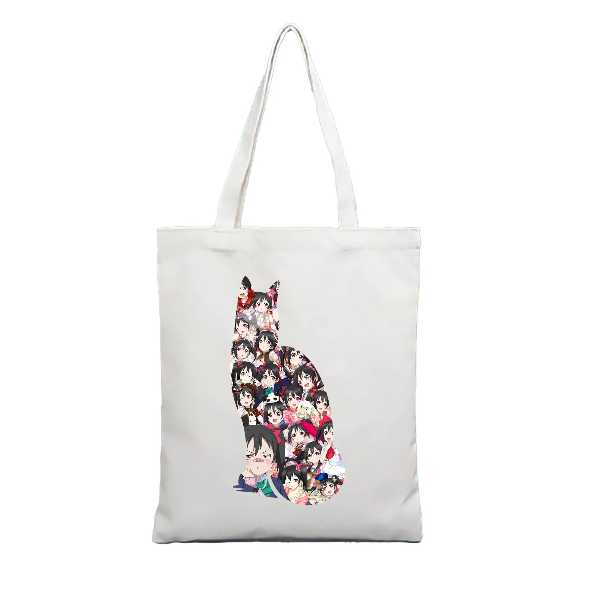 Love Live! グッズ,矢澤にこ - 縦型キャンバス手提げバッグ（トートバッグ） ・ キャンバス素材 ・ ショッピング用 ・ 軽量 丈夫 お手入れ簡単