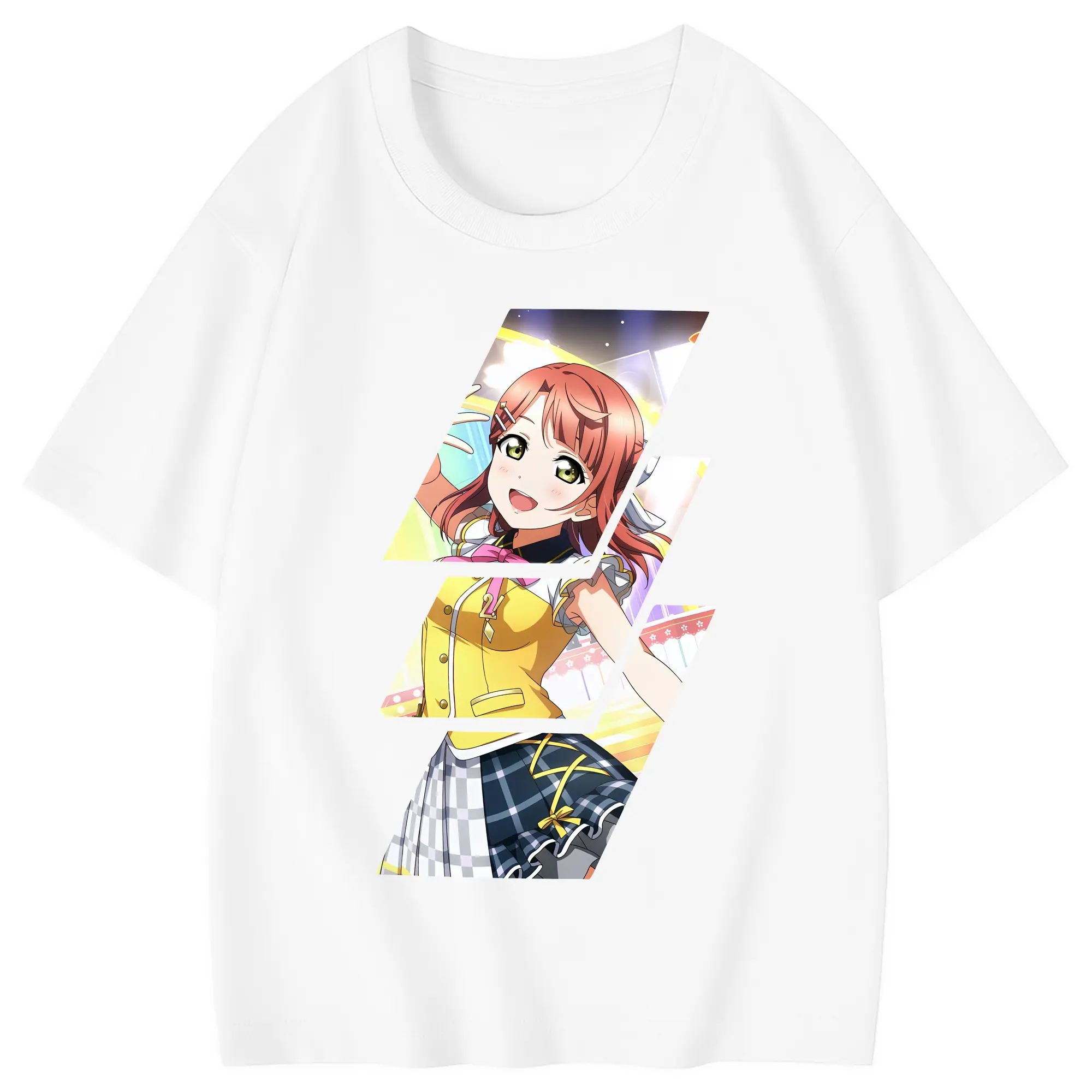Love Live! グッズ,上原歩夢 - 綿100％ キッズTシャツ ・ フロントプリント ・ 快適 通気性 ・ スポーツ カジュアル 散歩用