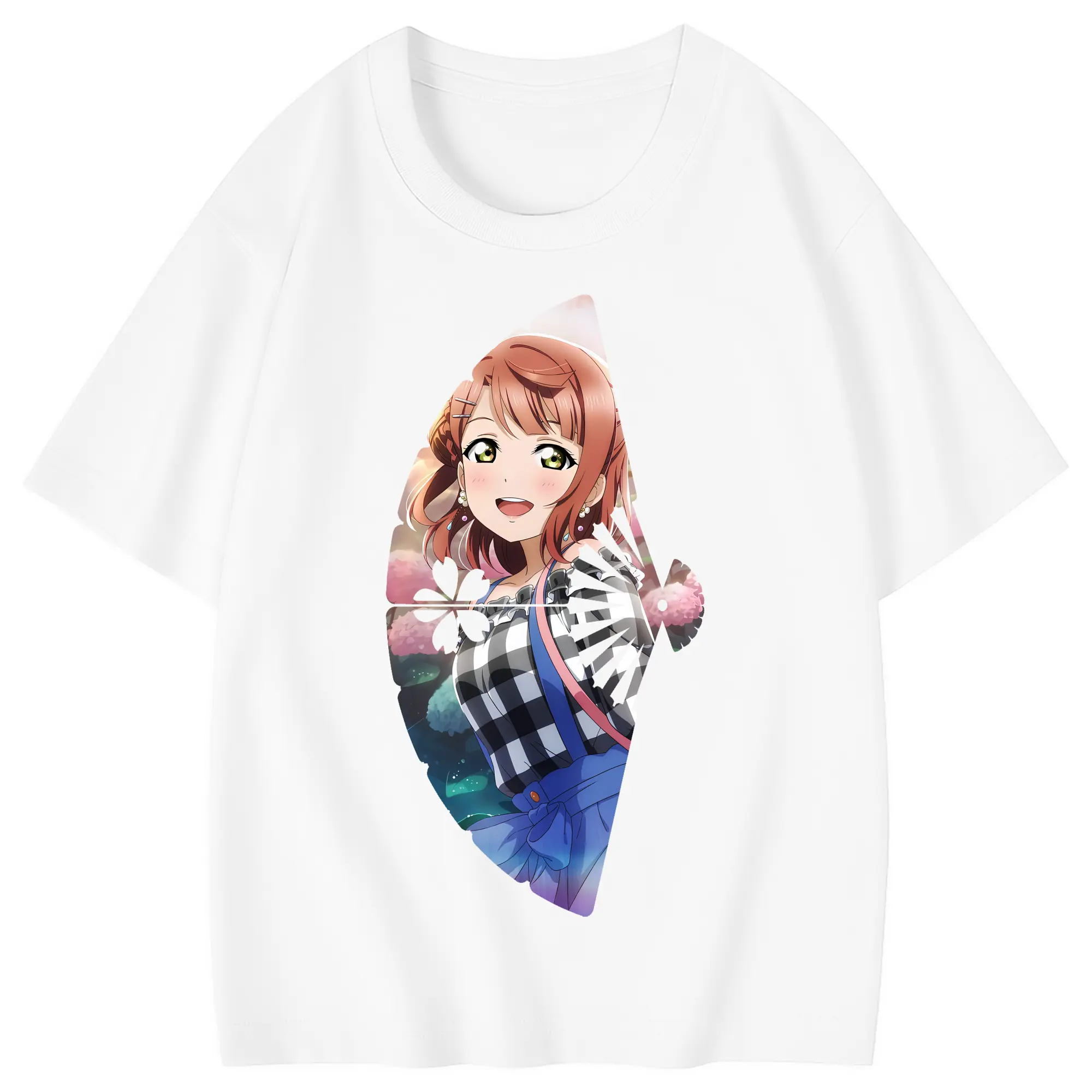 Love Live! グッズ,上原歩夢 - 綿100％ キッズTシャツ ・ フロントプリント ・ 快適 通気性 ・ スポーツ カジュアル 散歩用