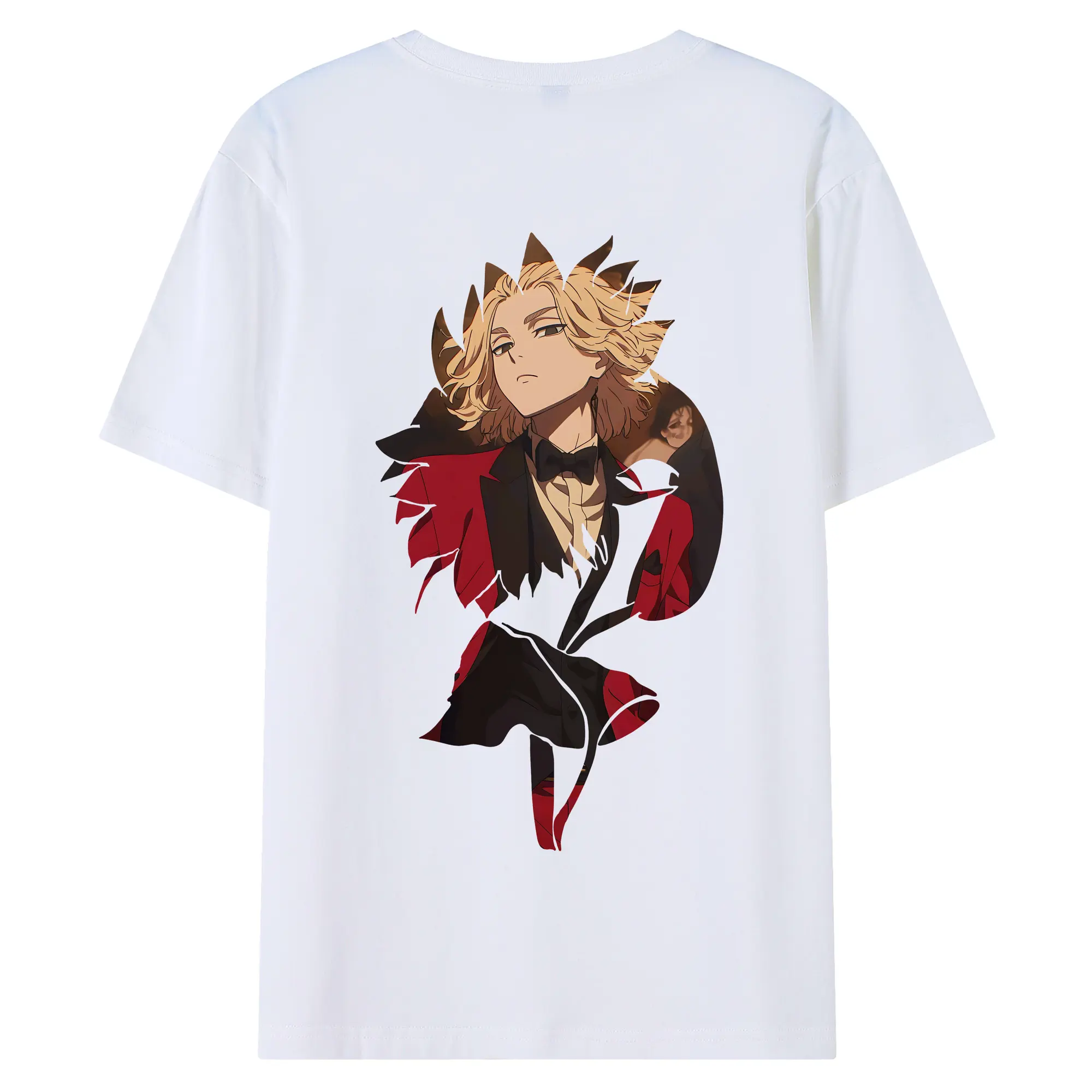 東京リベンジャーズ グッズ,佐野万次郎 - 綿100％ 半袖Tシャツ ・ バックプリント ・ 快適 通気性 ・ 日常使い 散歩 スポーツ用