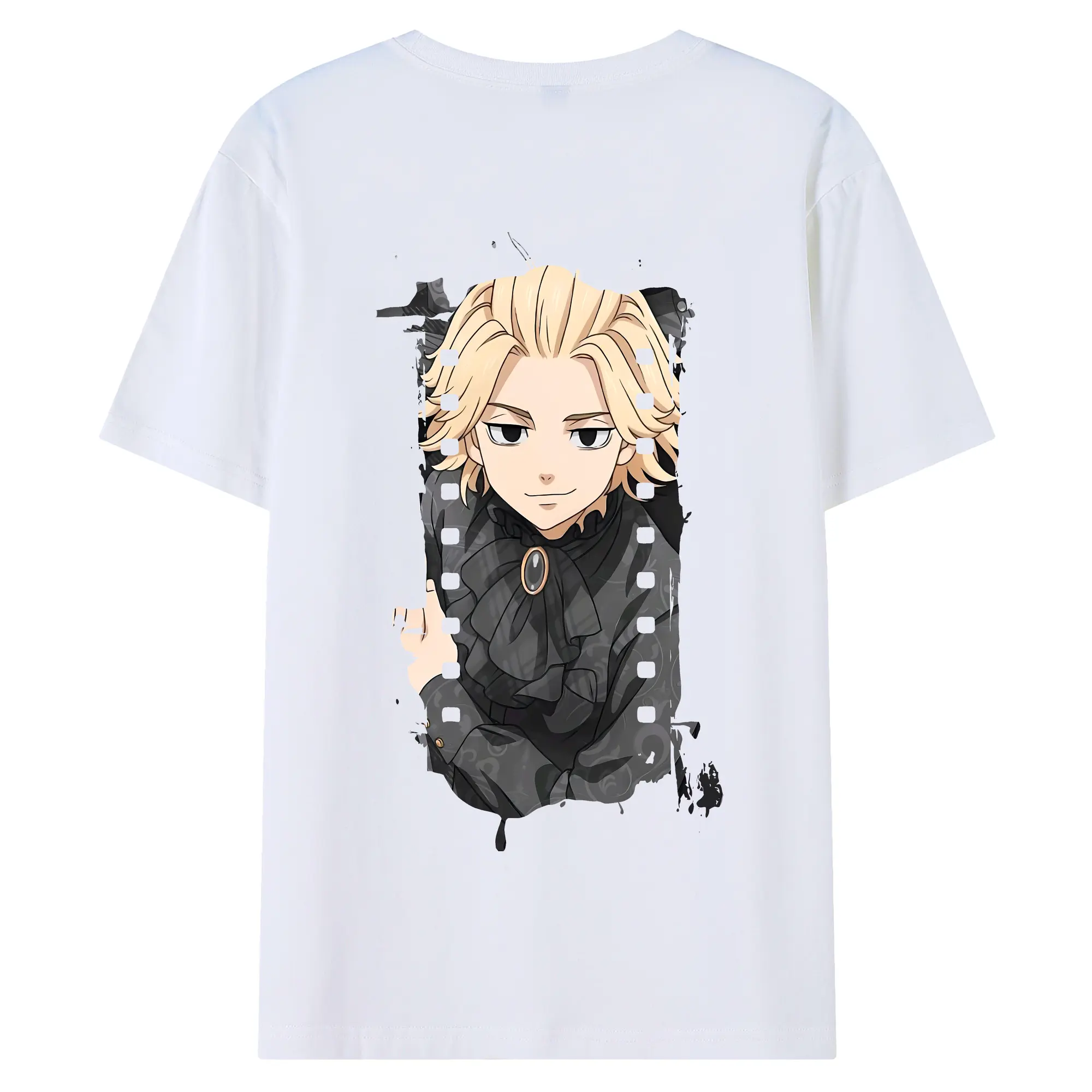 東京リベンジャーズ グッズ,佐野万次郎 - 綿100％ 半袖Tシャツ ・ バックプリント ・ 快適 通気性 ・ 日常使い 散歩 スポーツ用