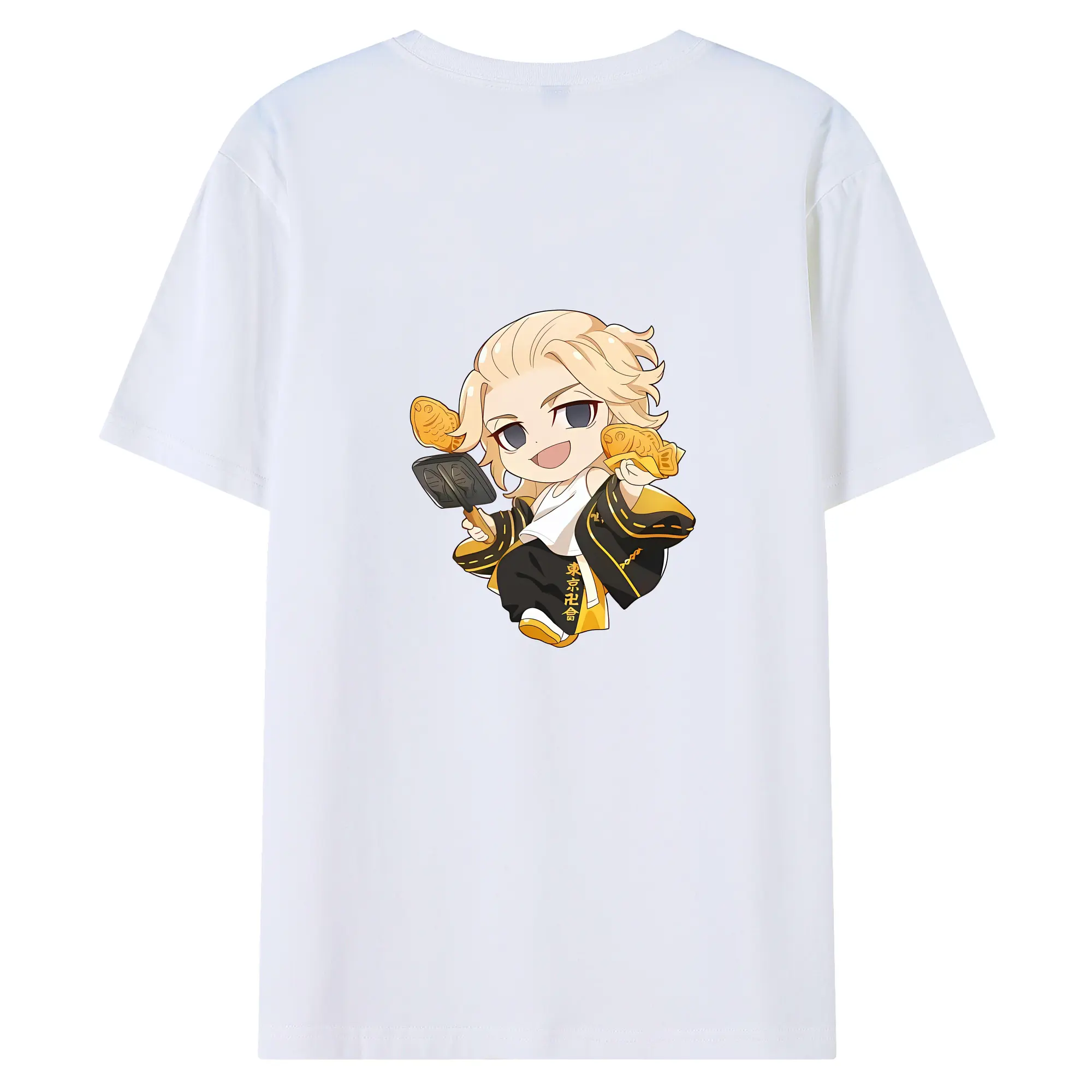 東京リベンジャーズ グッズ,佐野万次郎 - 綿100％ 半袖Tシャツ ・ バックプリント ・ 快適 通気性 ・ 日常使い 散歩 スポーツ用