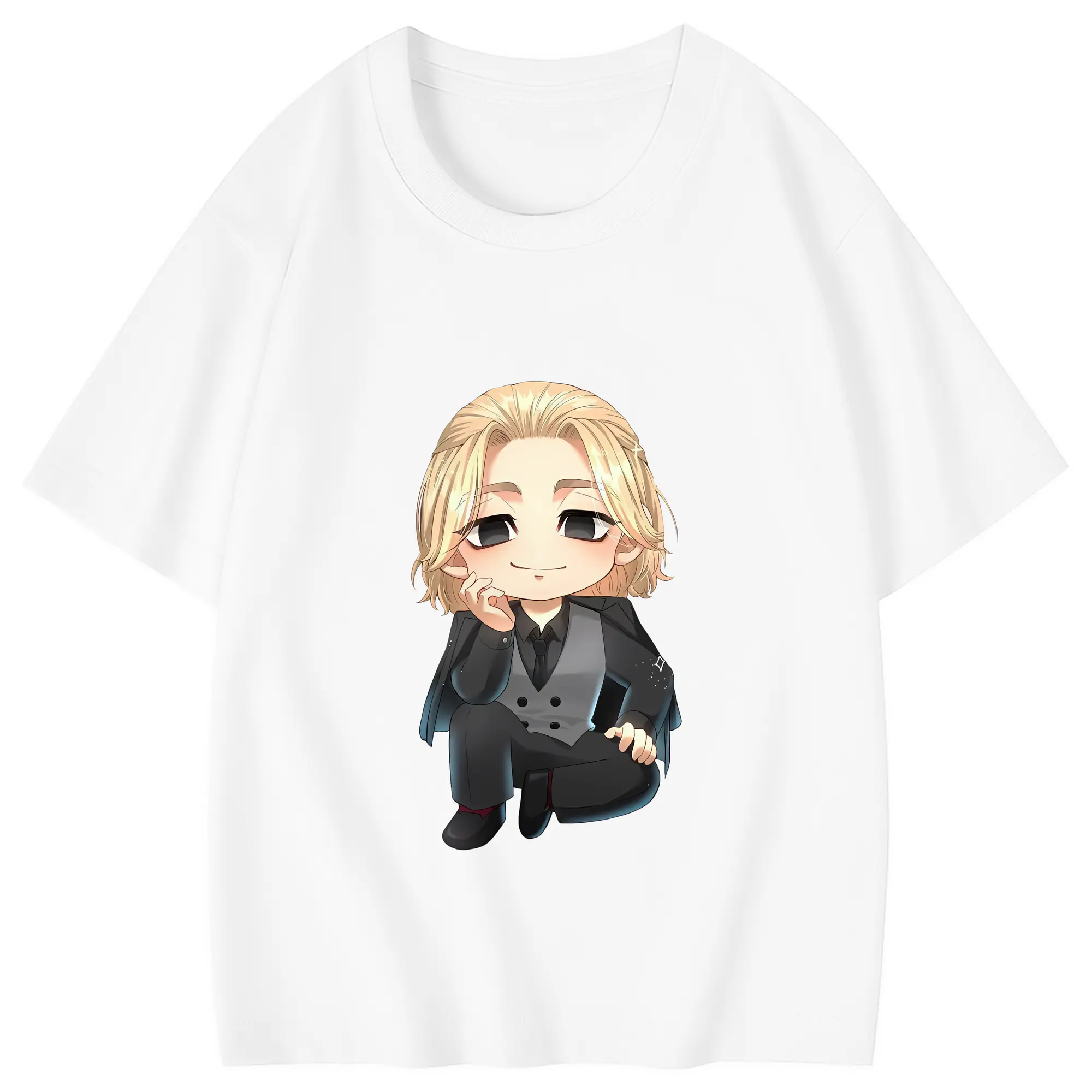 東京リベンジャーズ グッズ,佐野万次郎 - 綿100％ キッズTシャツ ・ フロントプリント ・ 快適 通気性 ・ スポーツ カジュアル 散歩用