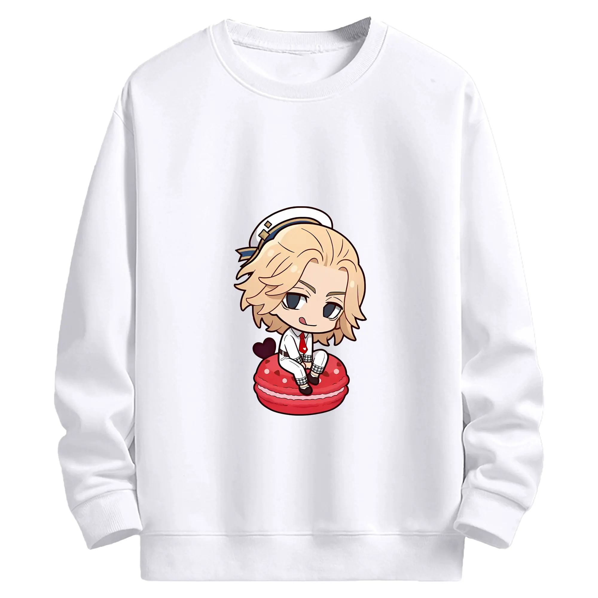 東京リベンジャーズ グッズ,佐野万次郎 - 高品質 クルーネック スウェット ・ コットン59％ ポリエステル41％ ・ ユニセックス 長袖 トレーナー ・ カジュアル デイリー スポーツ 散歩用