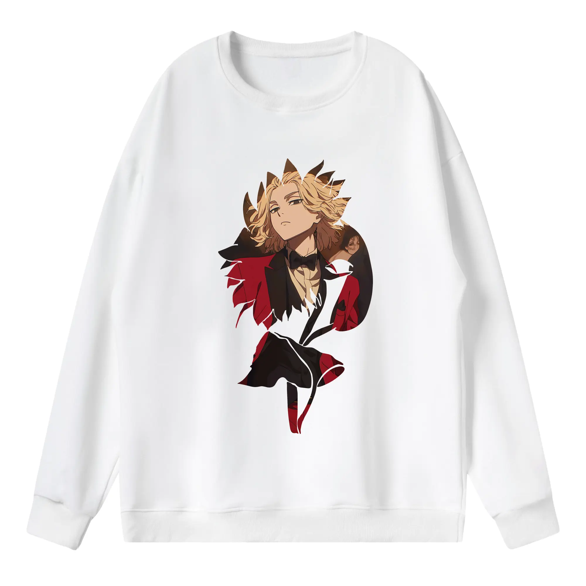 東京リベンジャーズ グッズ,佐野万次郎 - 薄手 クルーネック スウェット 裏毛260g · ポリエステル 春秋向け カジュアル 男女兼用 · トレーナー デイリー スポーツ 散歩に最適