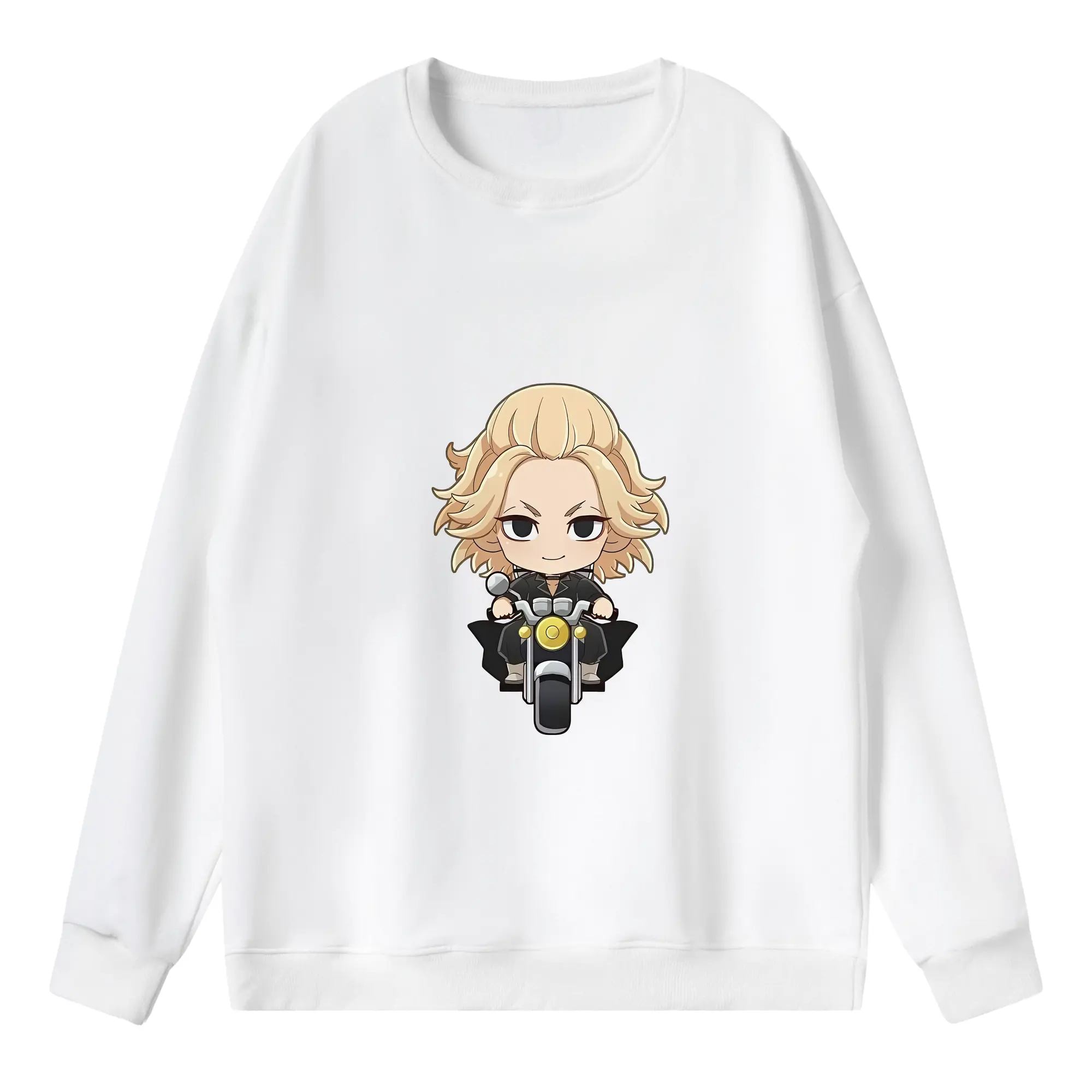 東京リベンジャーズ グッズ,佐野万次郎 - 薄手 クルーネック スウェット 裏毛260g · ポリエステル 春秋向け カジュアル 男女兼用 · トレーナー デイリー スポーツ 散歩に最適