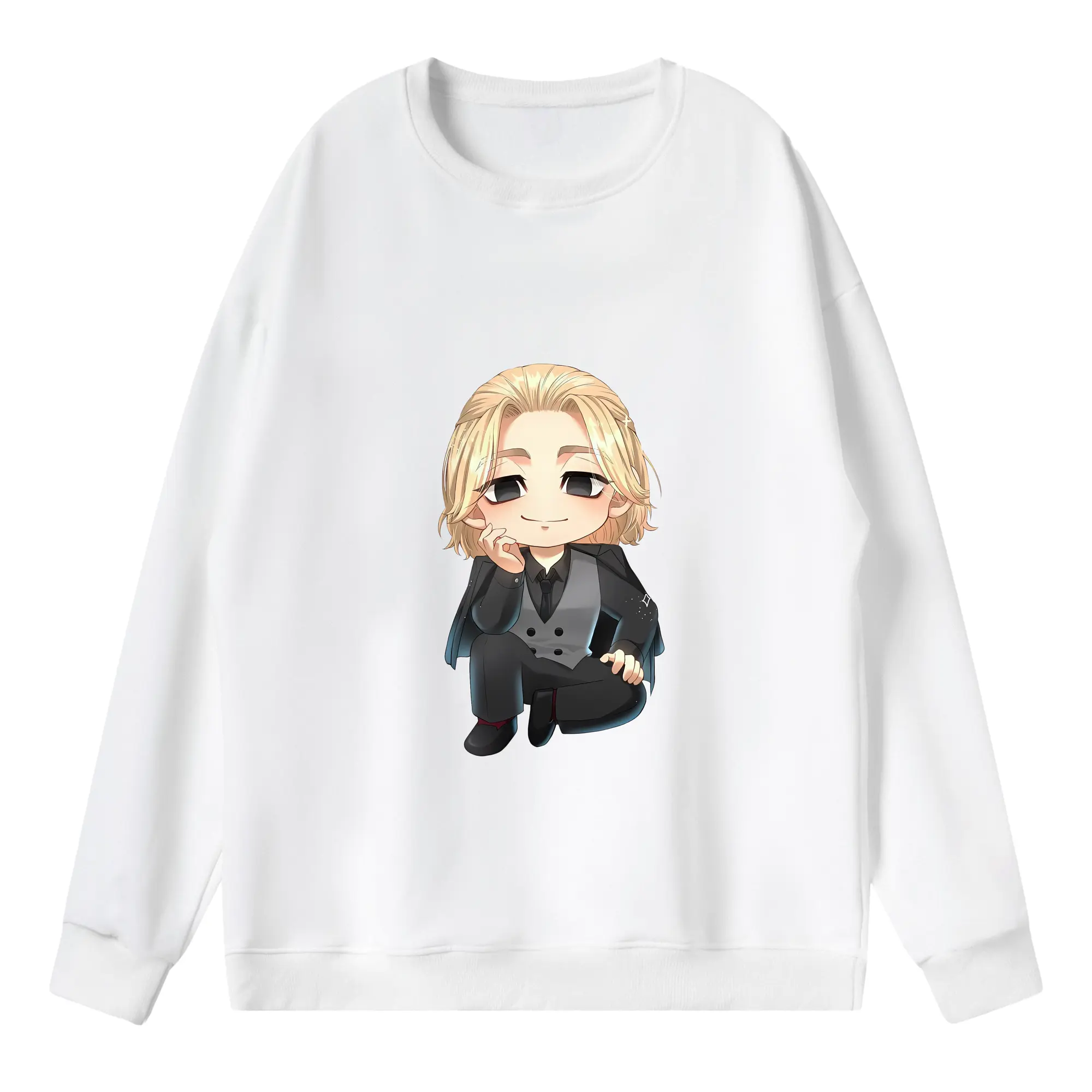 東京リベンジャーズ グッズ,佐野万次郎 - 薄手 クルーネック スウェット 裏毛260g · ポリエステル 春秋向け カジュアル 男女兼用 · トレーナー デイリー スポーツ 散歩に最適