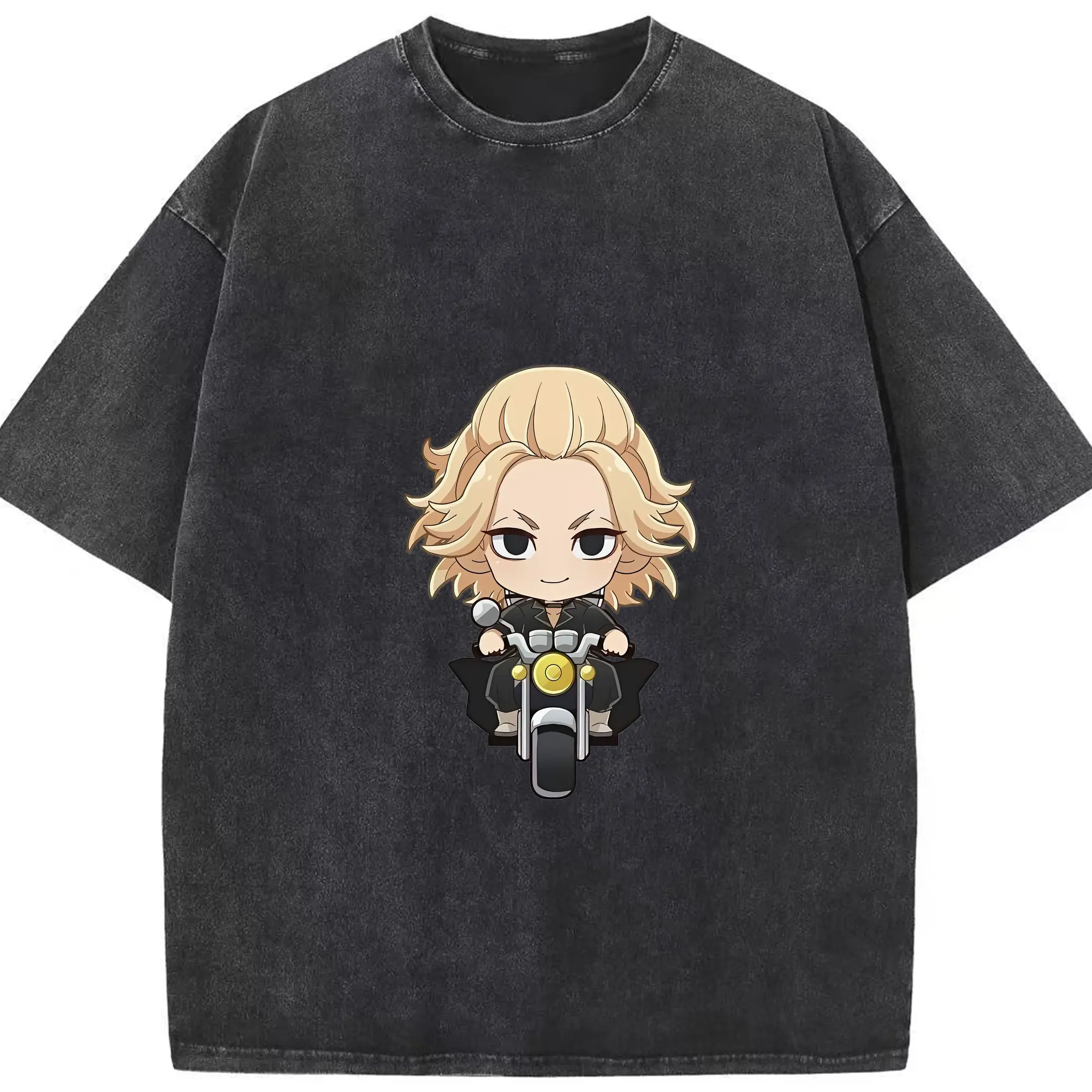 東京リベンジャーズ グッズ,佐野万次郎 - 綿100％ ヴィンテージ風 半袖Tシャツ ・ フロントプリント ・ 柔らか肌触り ・ 通気性 快適 ・ スポーツ カジュアル 外出用