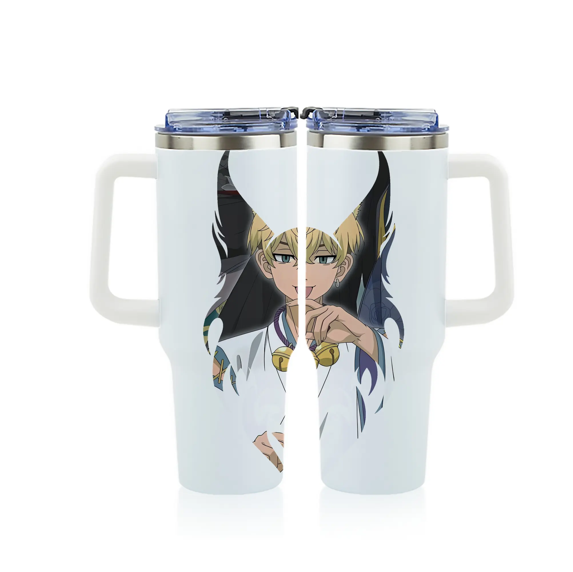 東京リベンジャーズ グッズ,松野千冬 - 1200mL フルプリント車用タンブラー ・ 304ステンレス 内側 ・ 201ステンレス 外側 ・ 保温 保冷 ・ 通勤 ドライブ アウトドア用