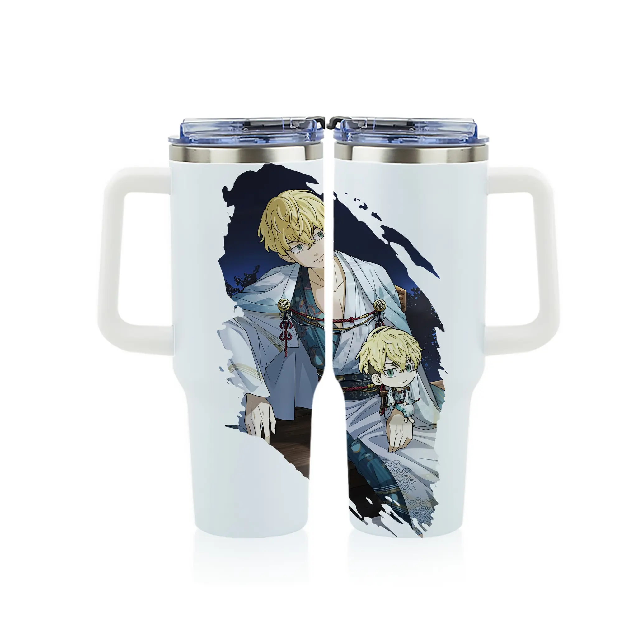 東京リベンジャーズ グッズ,松野千冬 - 1200mL フルプリント車用タンブラー ・ 304ステンレス 内側 ・ 201ステンレス 外側 ・ 保温 保冷 ・ 通勤 ドライブ アウトドア用